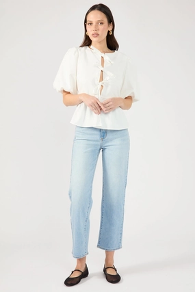Abrand A Venice Straight High Waisted Jean Jessie Affordable Neutral Holiday Vibes Universal Basic