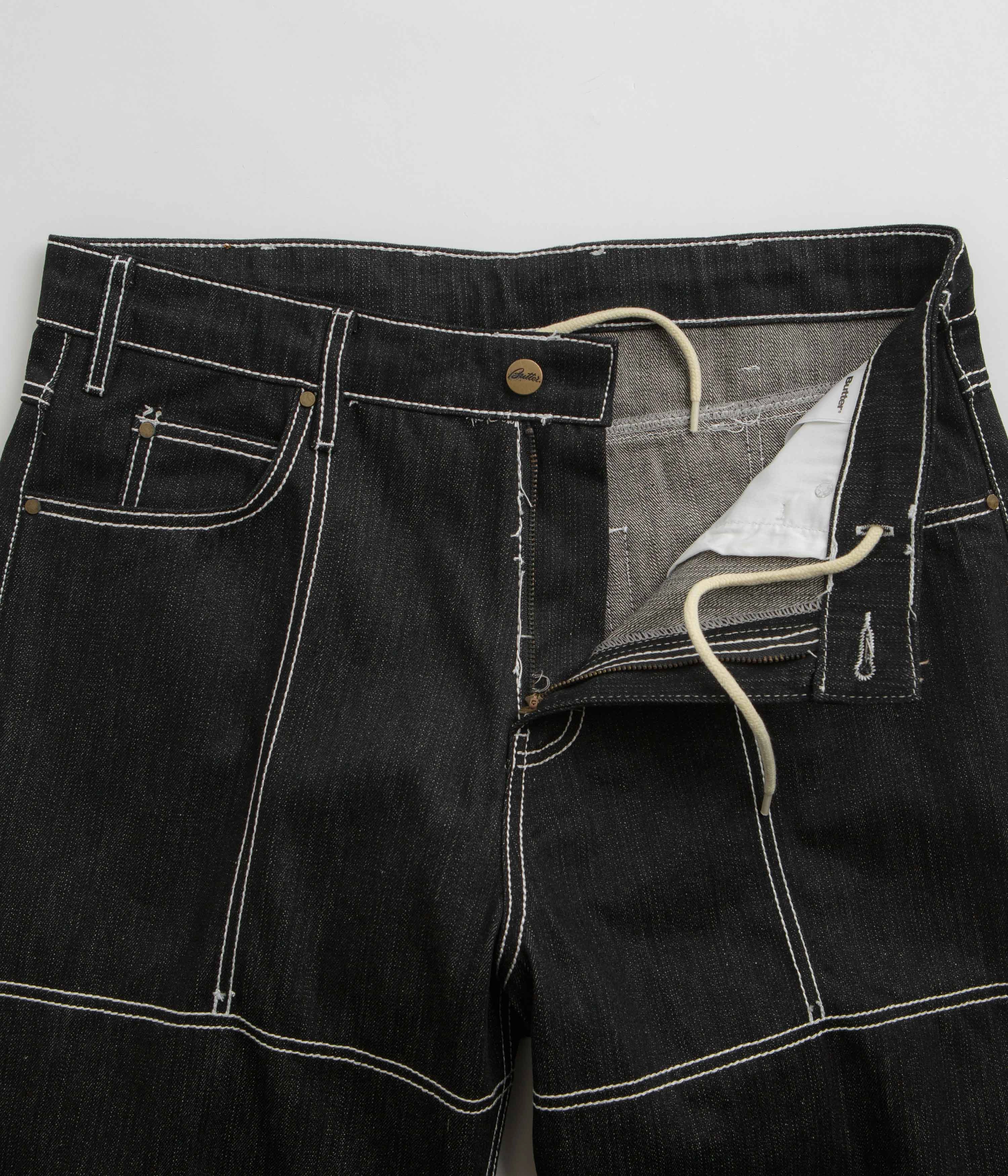 Butter Goods Adilson Jeans - Black Ultra Soft Inner Layer Timeless Comfort Wear