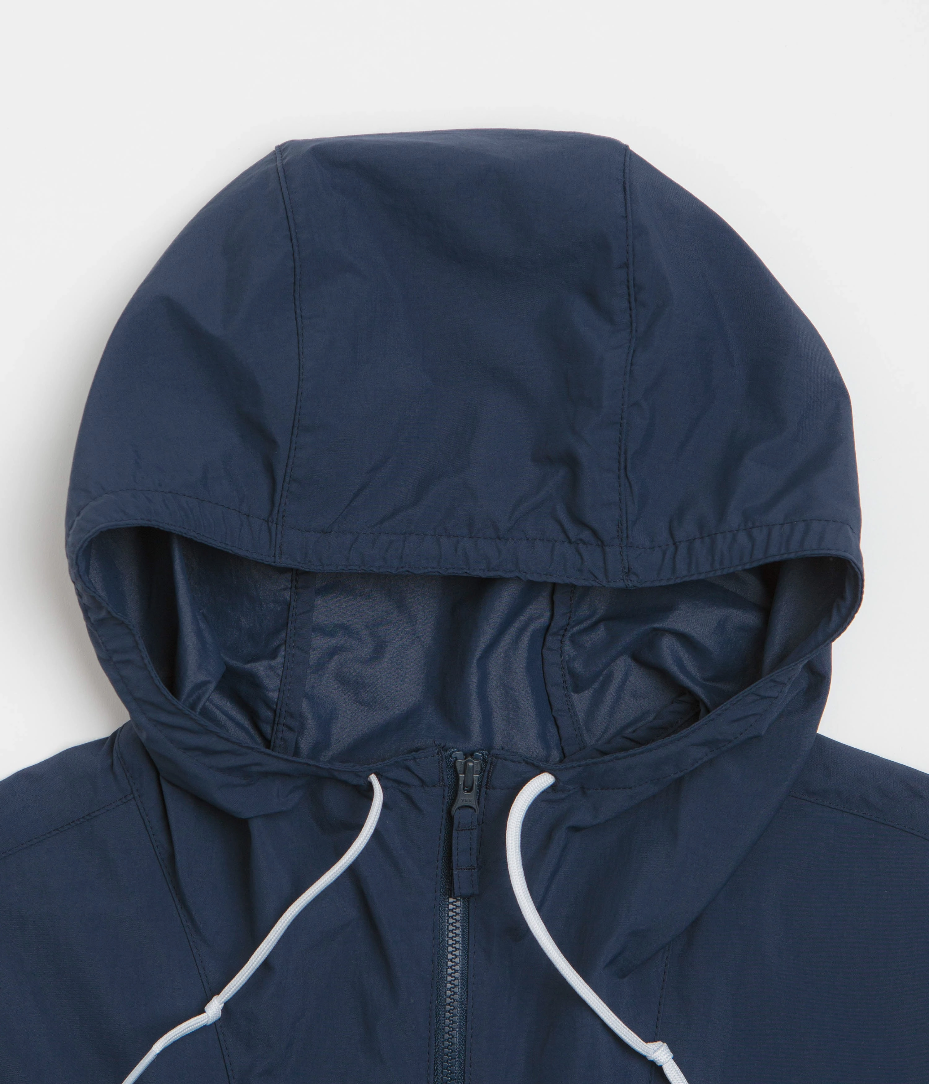 Columbia Spire Valley Hooded Windbreaker Jacket - Collegiate Navy / White Tailored Cut Style