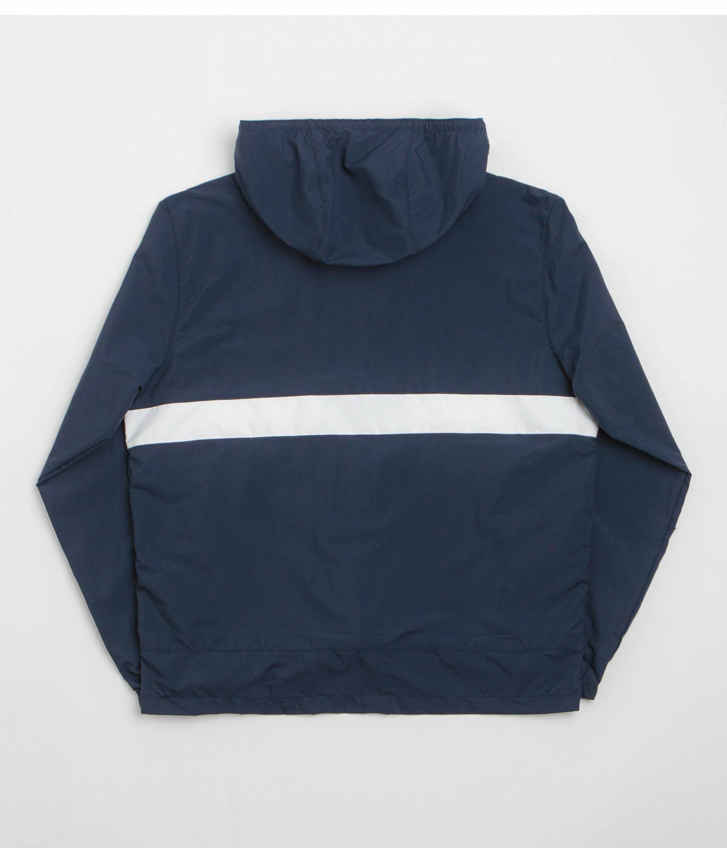 Columbia Spire Valley Hooded Windbreaker Jacket - Collegiate Navy / White Seamless construction