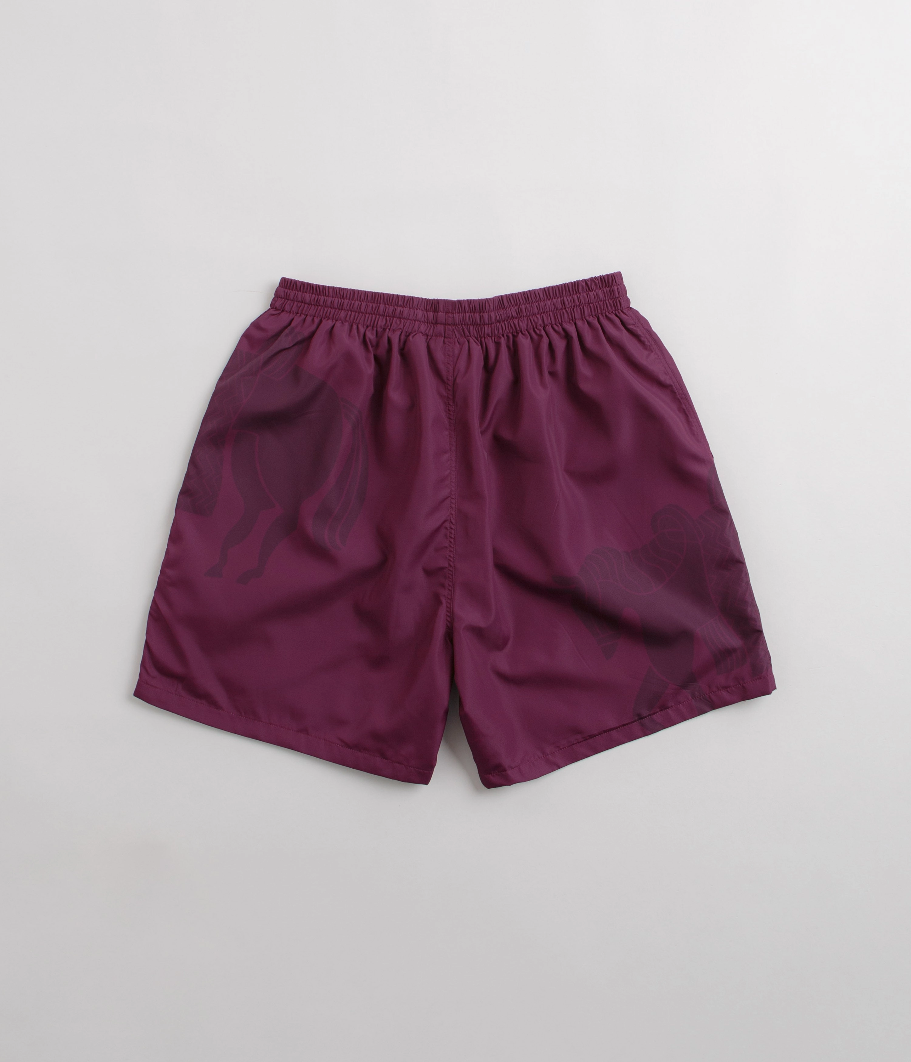 Simple Waist Quick Response Fit by Parra Short Horse Shorts - Tyrian Purple