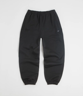 OdorResistantFinish Nike Solo Swoosh Cuffed Sweatpants - Black / Black / White