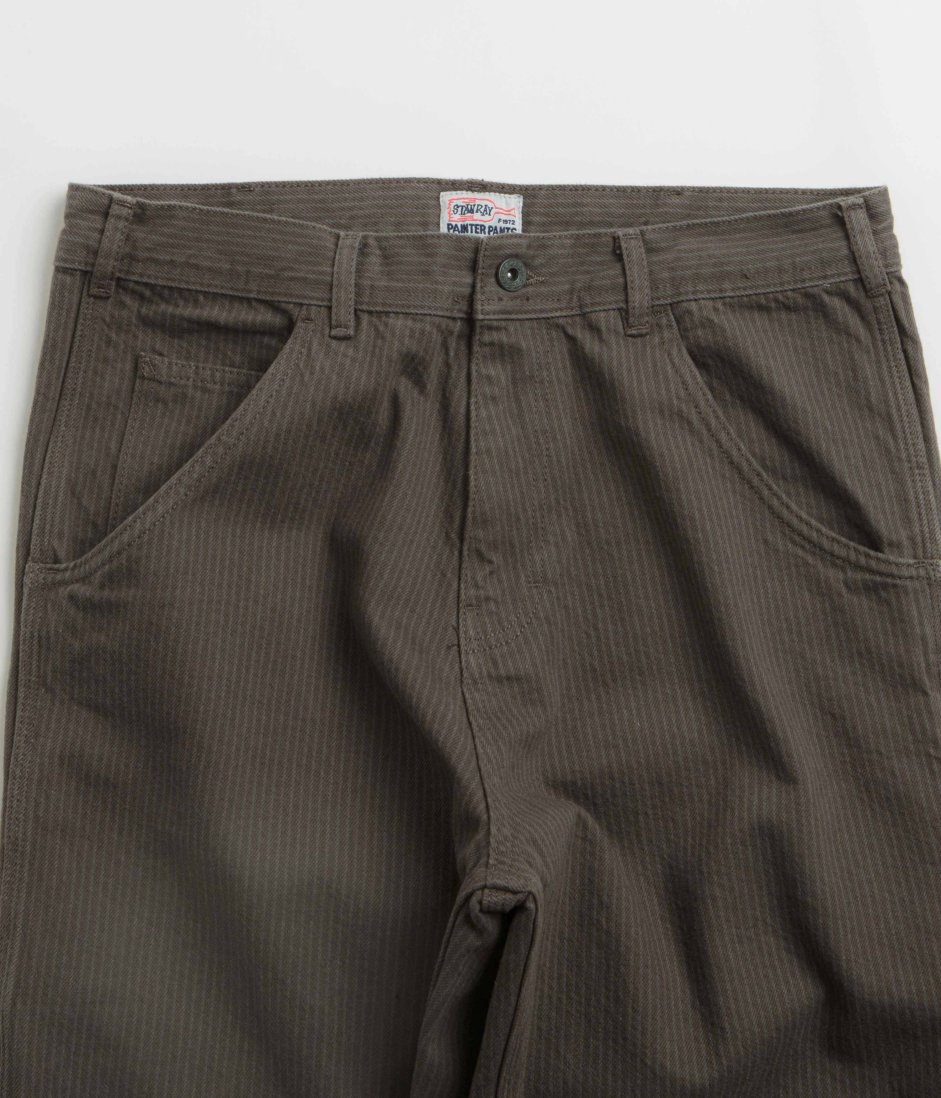 Stan Ray Big Job Painter Pants - Overdyed Black Hickory Timeless Layers