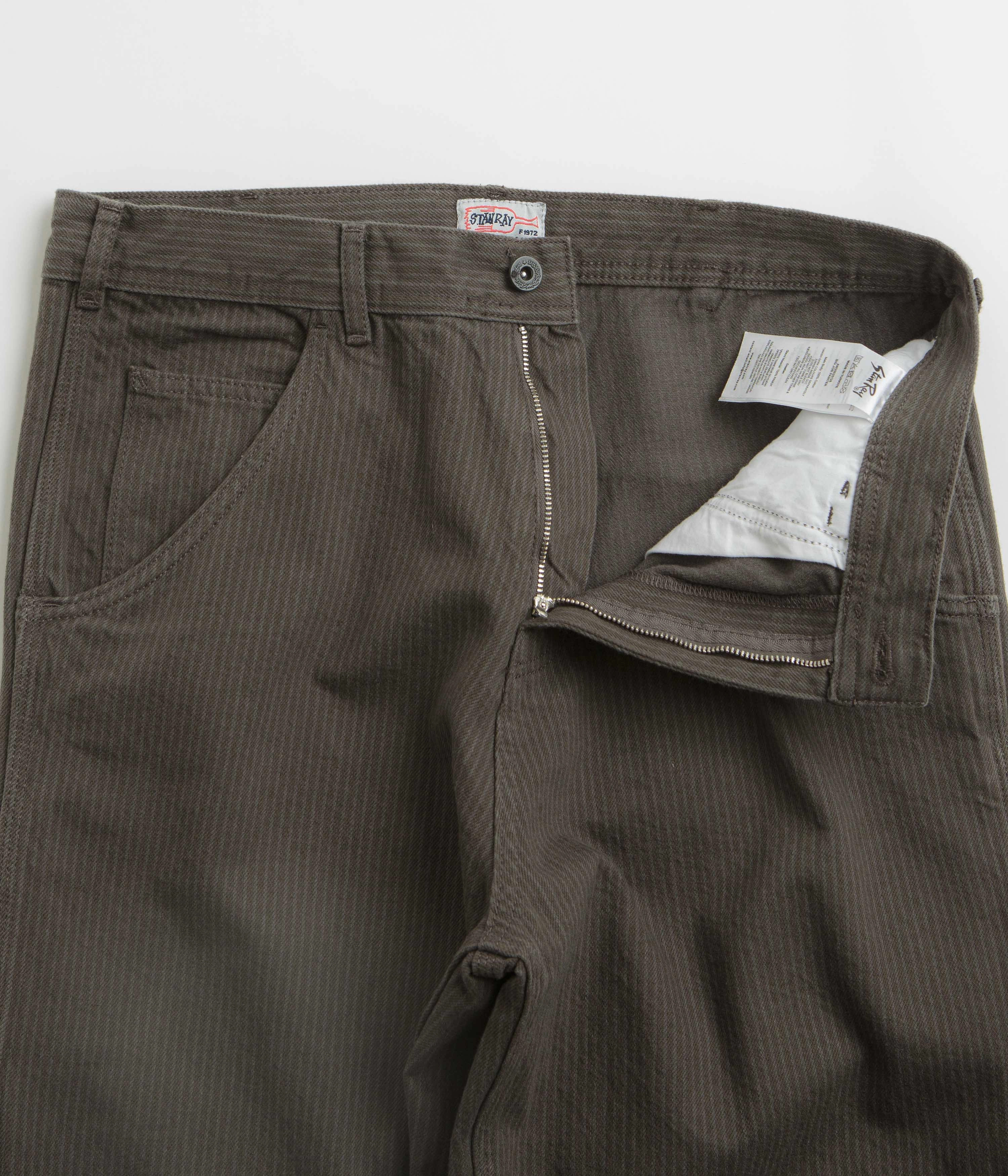 Easy Motion Stretchable Design Stan Ray Big Job Painter Pants - Overdyed Black Hickory