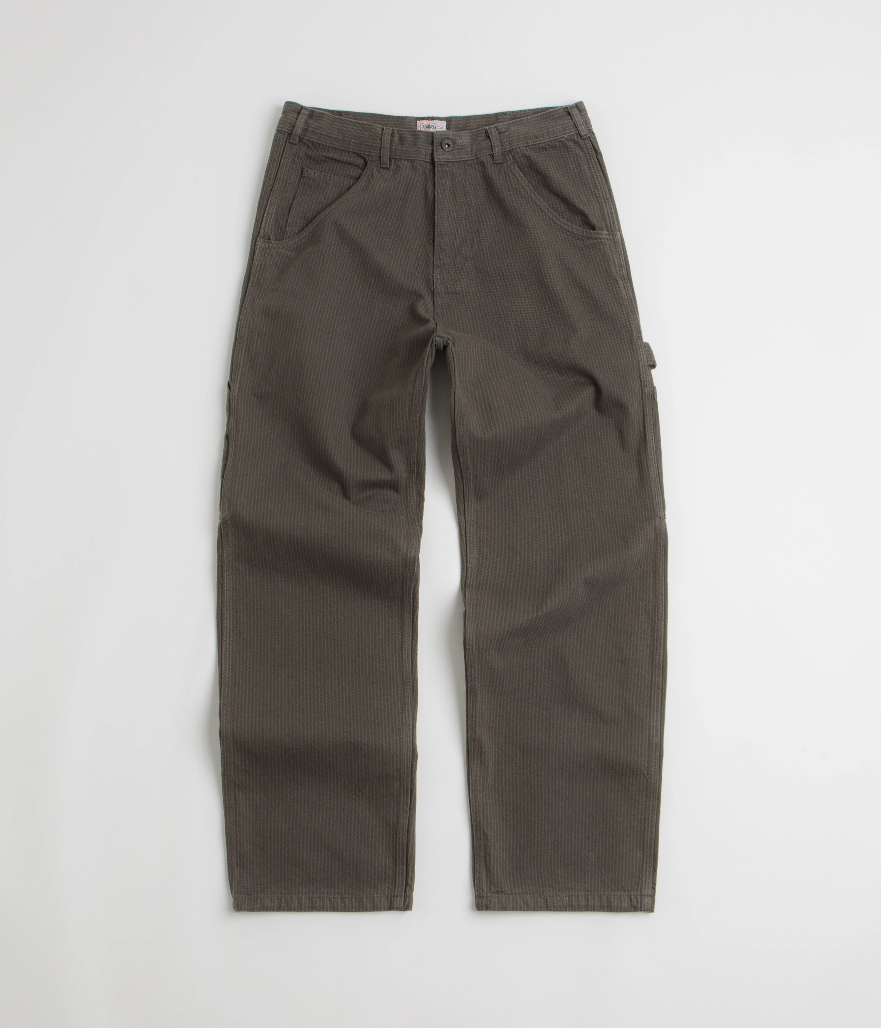 Rugged Fit Stan Ray Big Job Painter Pants - Overdyed Black Hickory