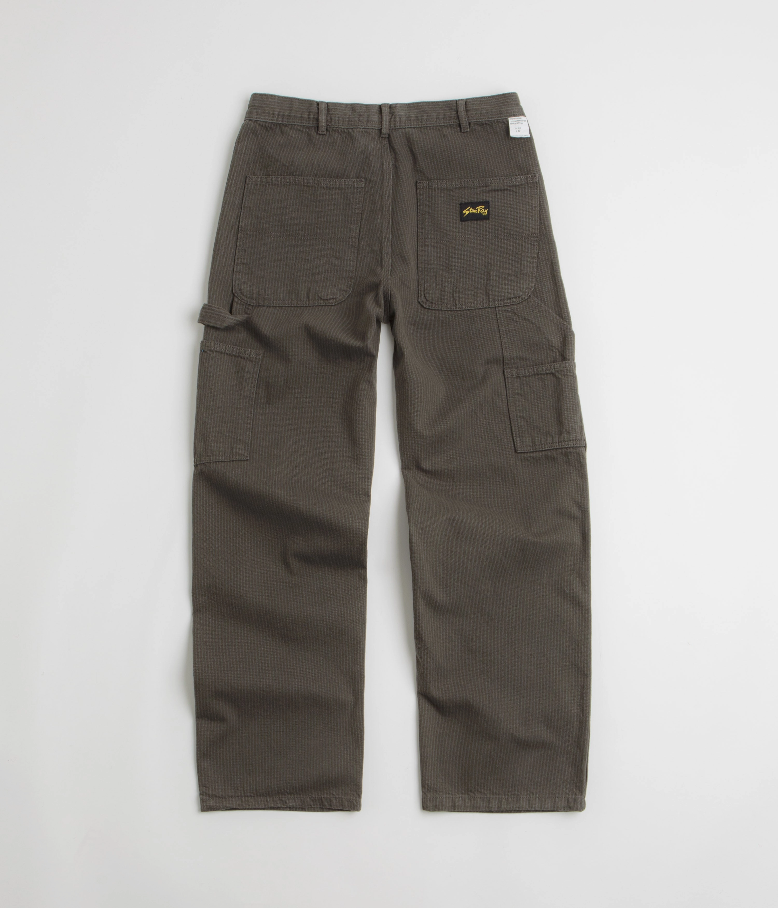 Stan Ray Big Job Painter Pants - Overdyed Black Hickory Agile Fit Urban Look