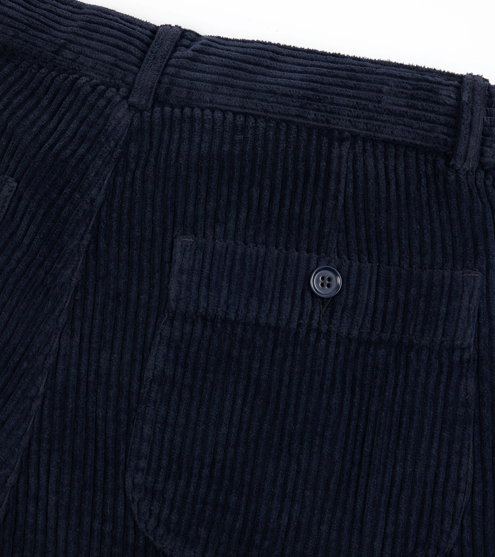 East Harbour Surplus Oxnard Wide Cotton Cord Easy Trousers: Navy Odor Control Fabric Casual Active