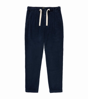 AntiPilling Daily Motion East Harbour Surplus Oxnard Wide Cotton Cord Easy Trousers: Navy