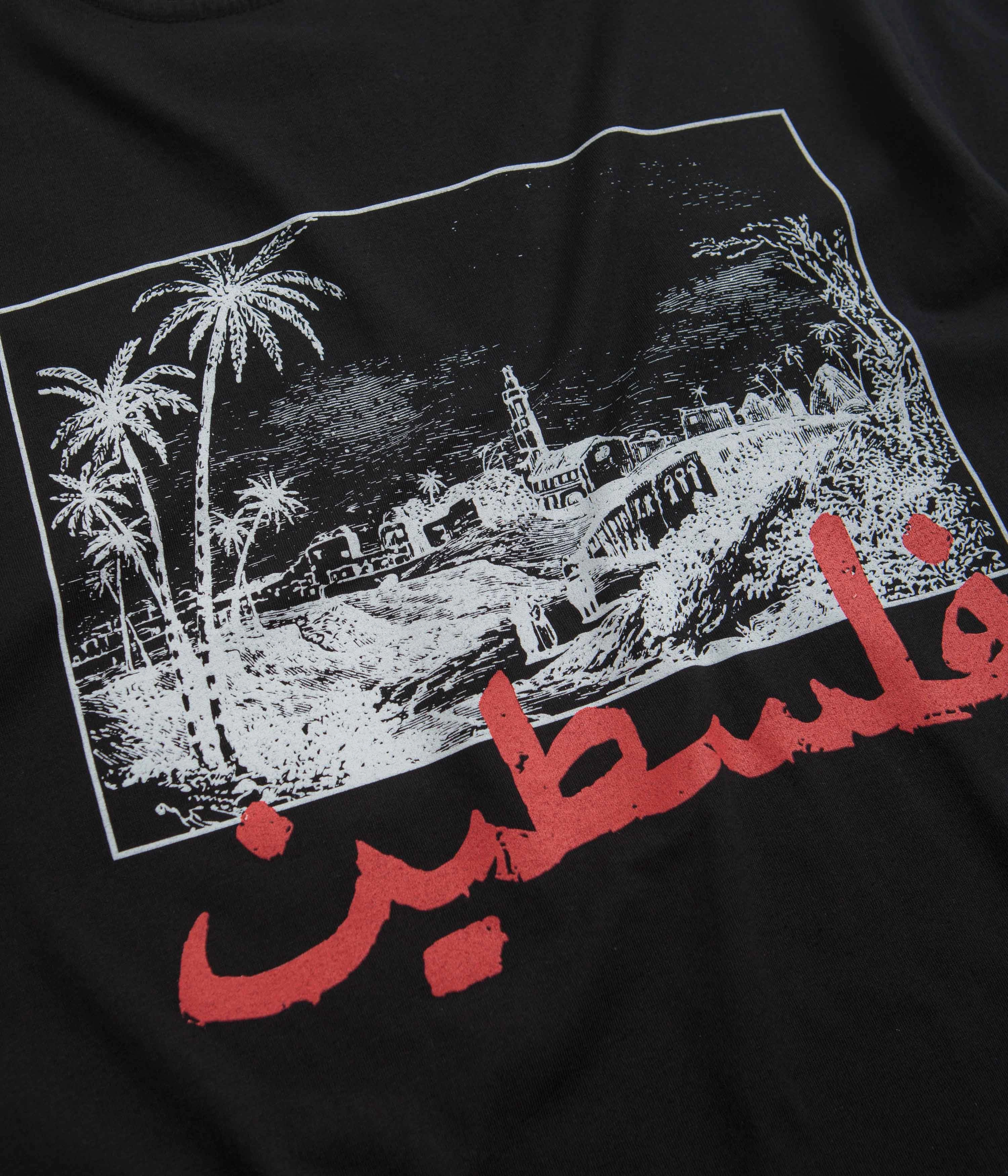 SkatePal Palms T-Shirt - Black Fashion Ready Everyday Chic
