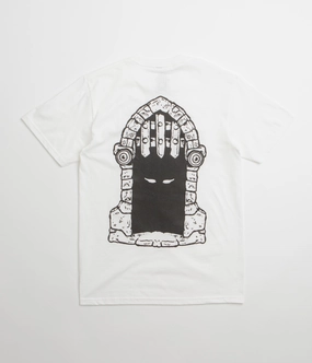 Dungeon Portcullis T-Shirt - White / Black Effortless Look