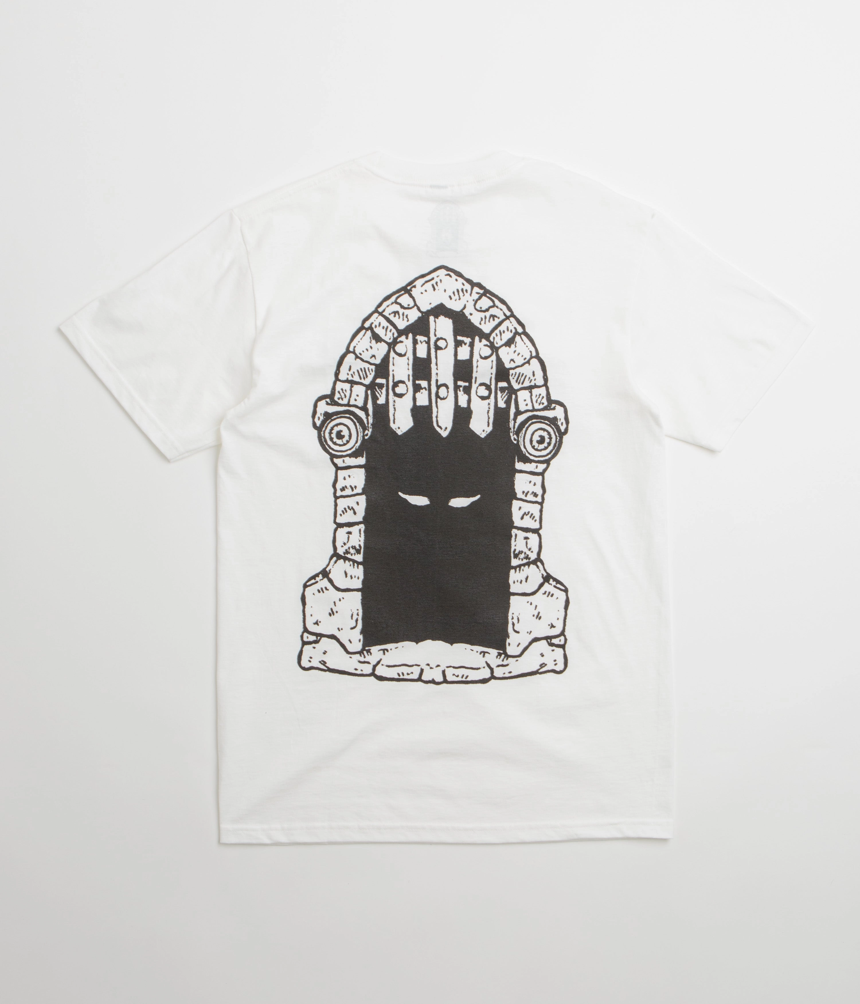 Dungeon Portcullis T-Shirt - White / Black Effortless Look