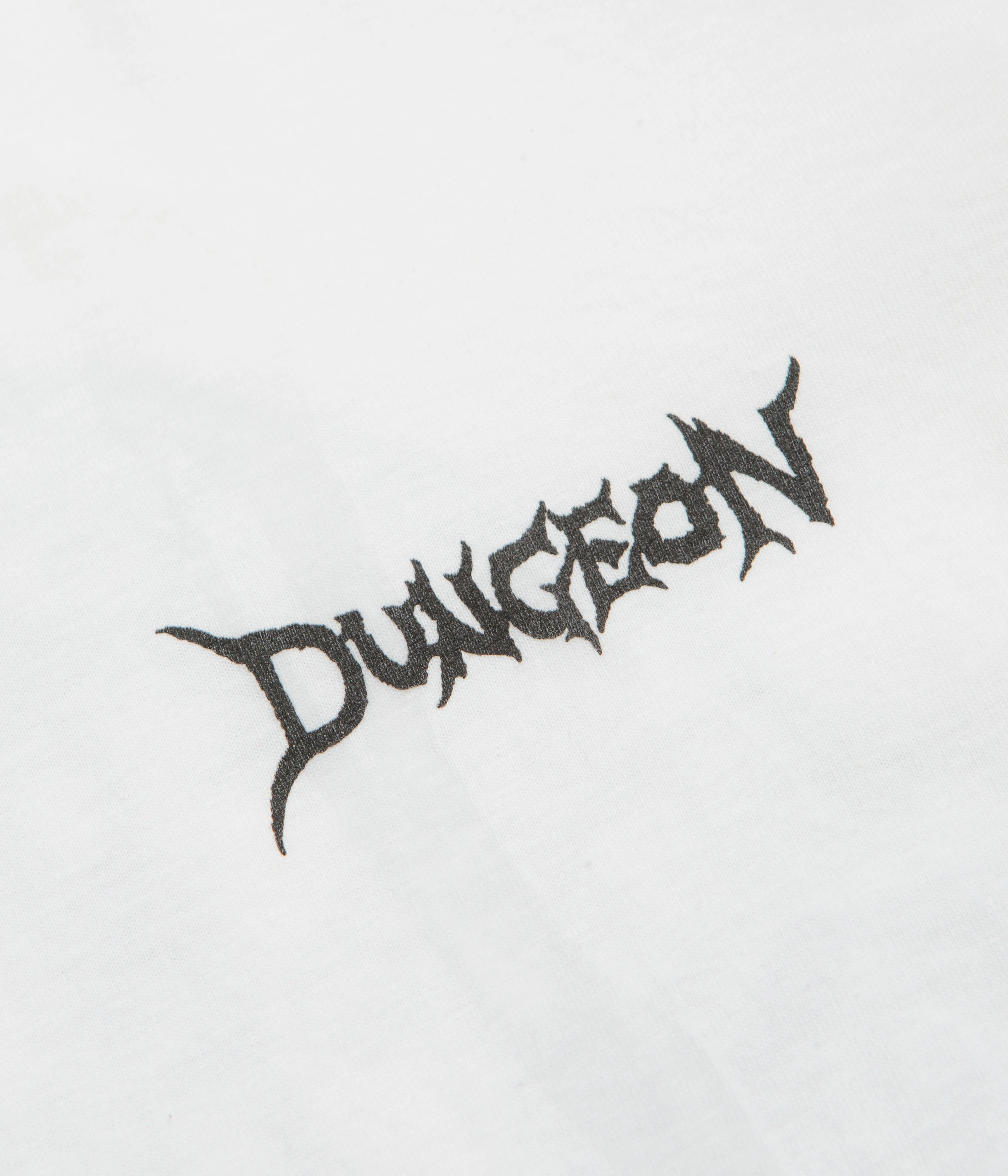 SustainableManufacturing EcoFriendly Dye Dungeon Portcullis T-Shirt - White / Black