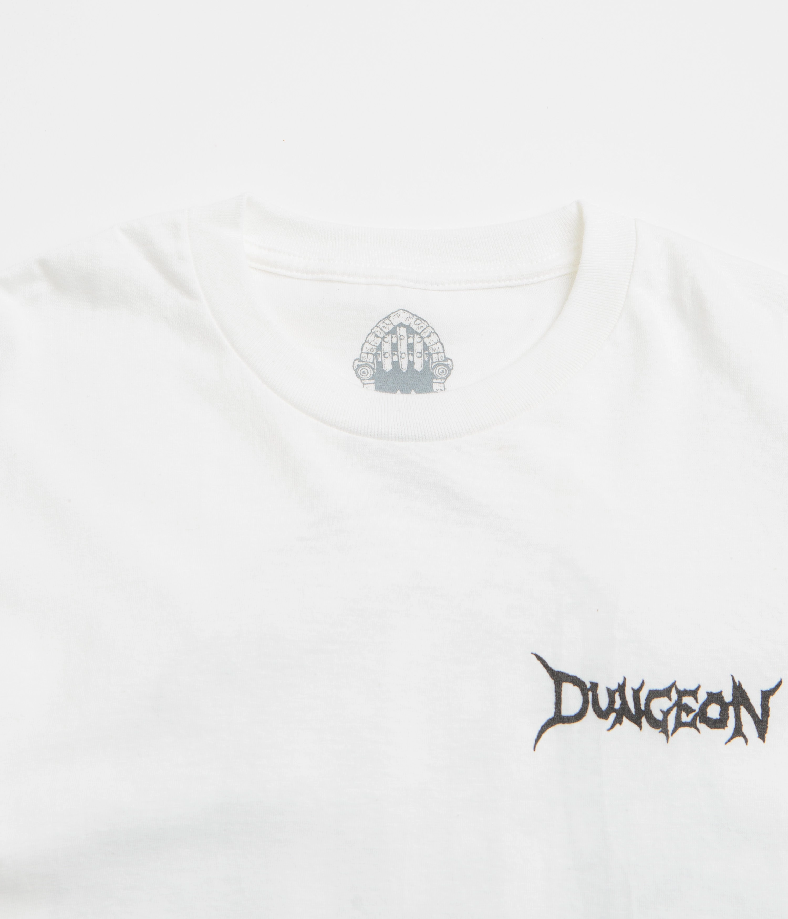 Dungeon Portcullis T-Shirt - White / Black Luxury exclusivity UltraSoftBrushedInterior