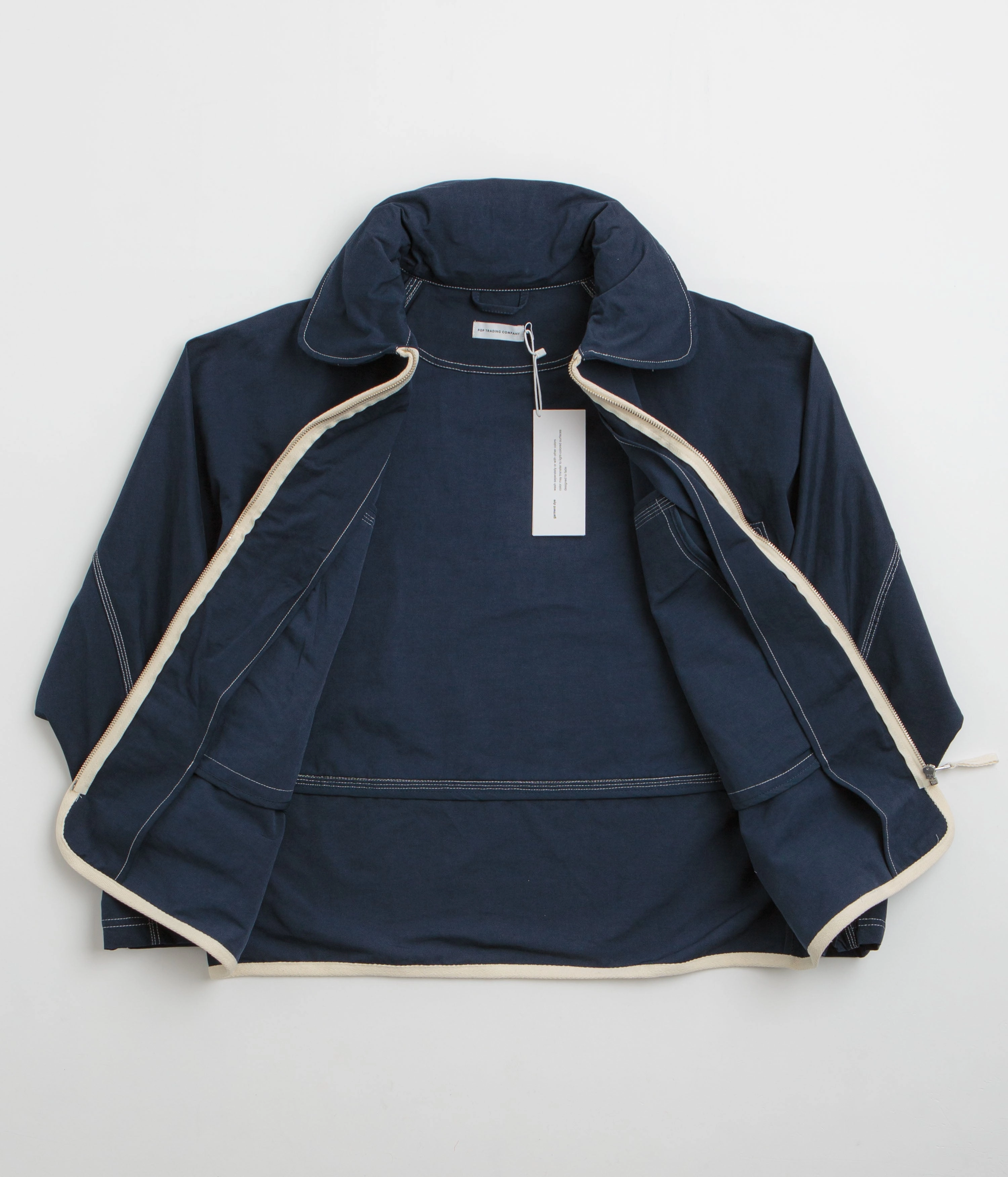 Pop Trading Company New City Jacket - Navy Ripstop Fabric Technology