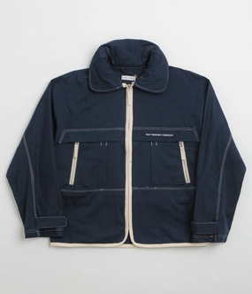 Pop Trading Company New City Jacket - Navy Lightweight Fabric