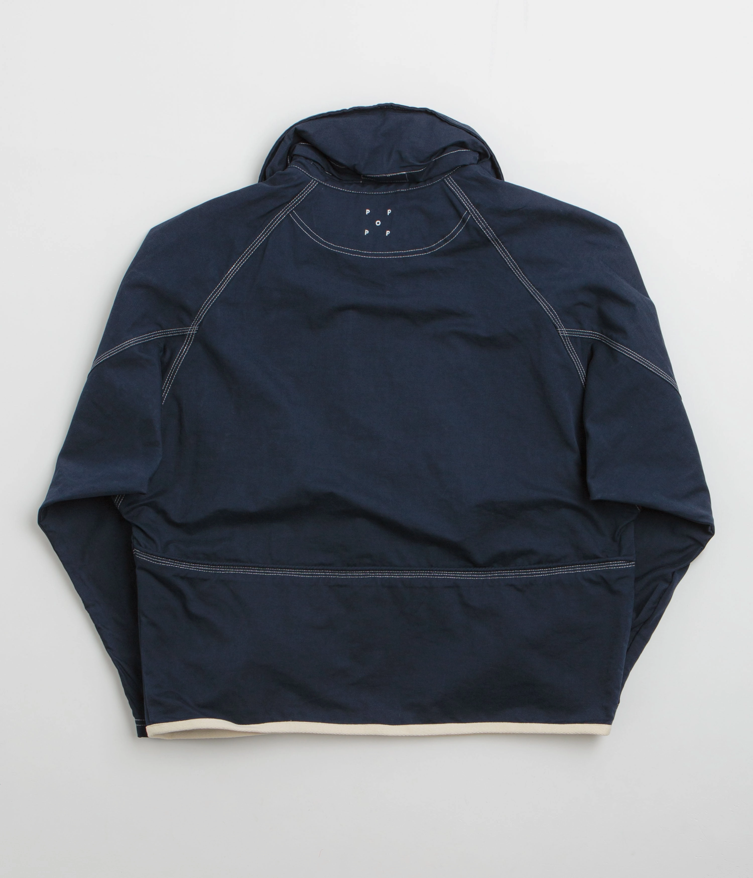 Windproof Construction MagneticClosure Pop Trading Company New City Jacket - Navy