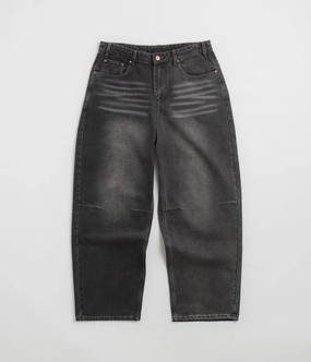 Butter Goods Wide Cut Jeans - Washed Black Fashion Fit Adaptable Style