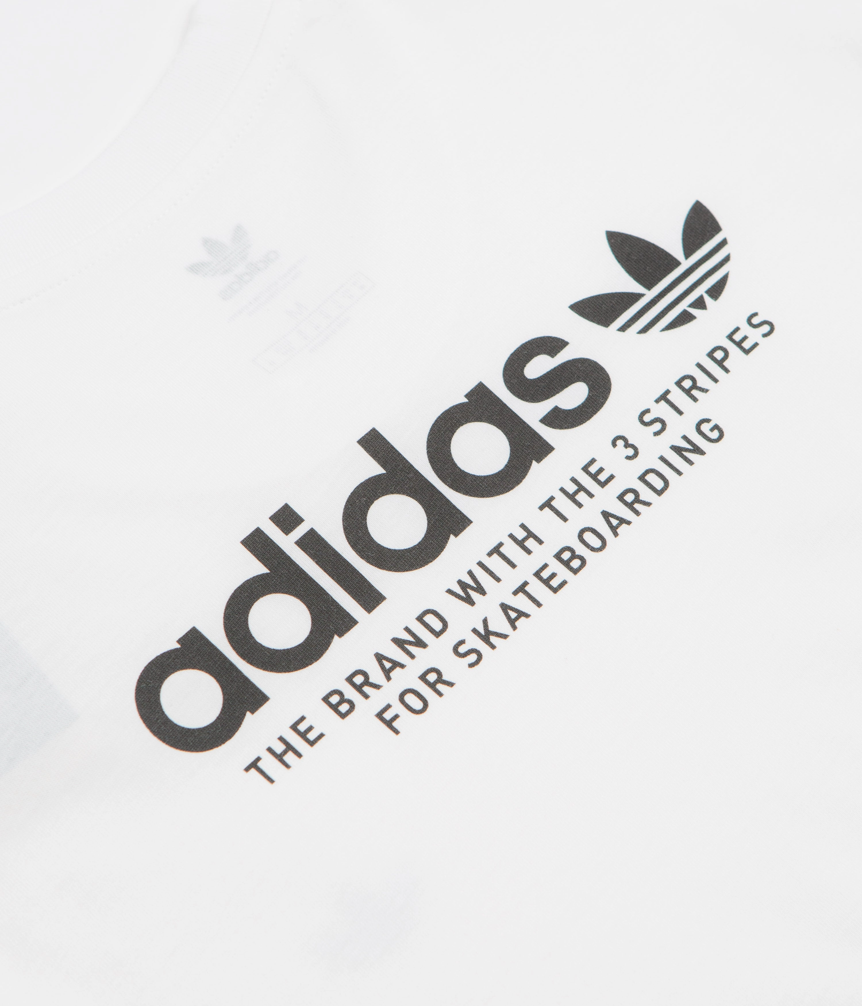 Adidas 4.0 Logo T-Shirt - White / Black / Black Eco Friendly Material V-Neck