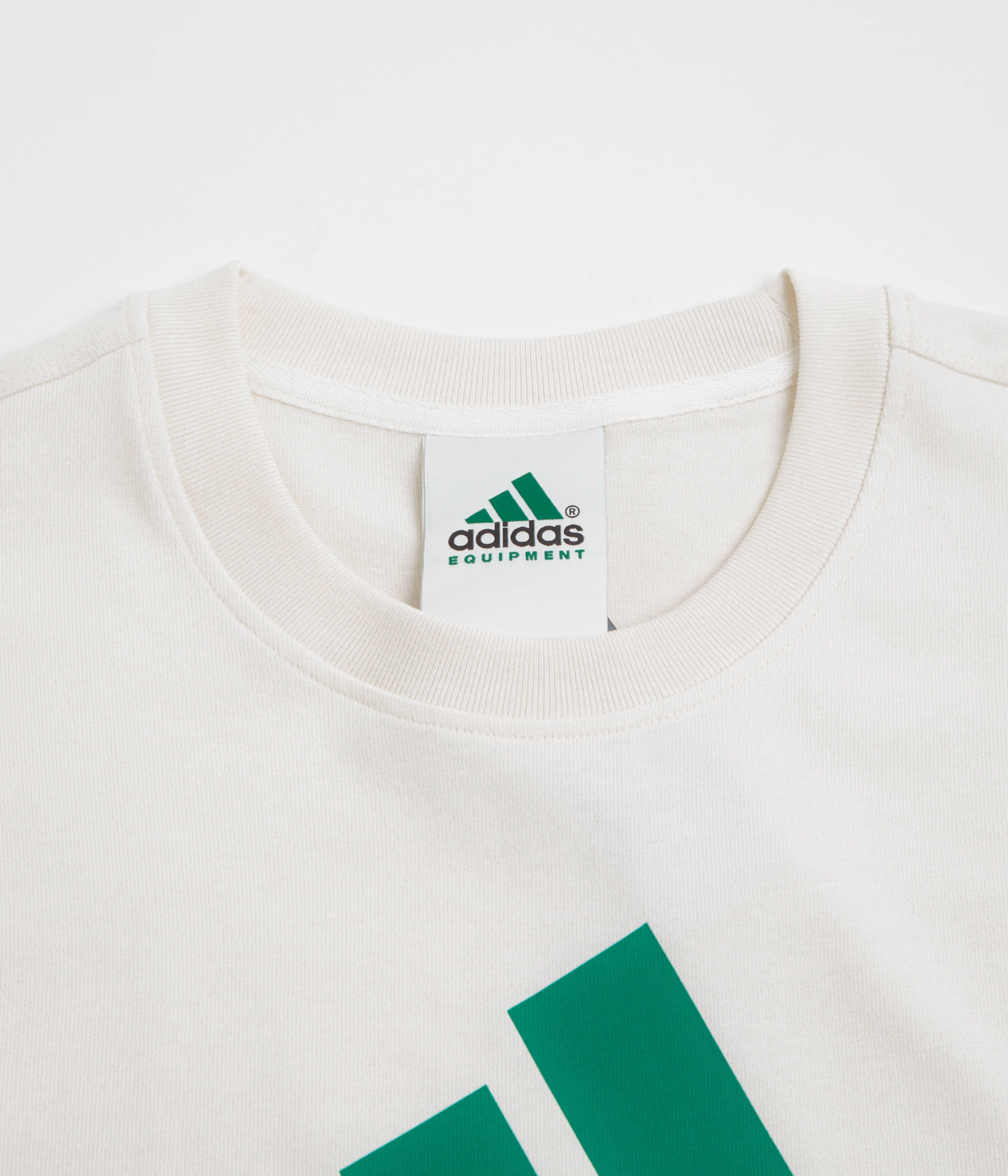 Adidas EQT T-Shirt - Cloud White Geometric Pattern