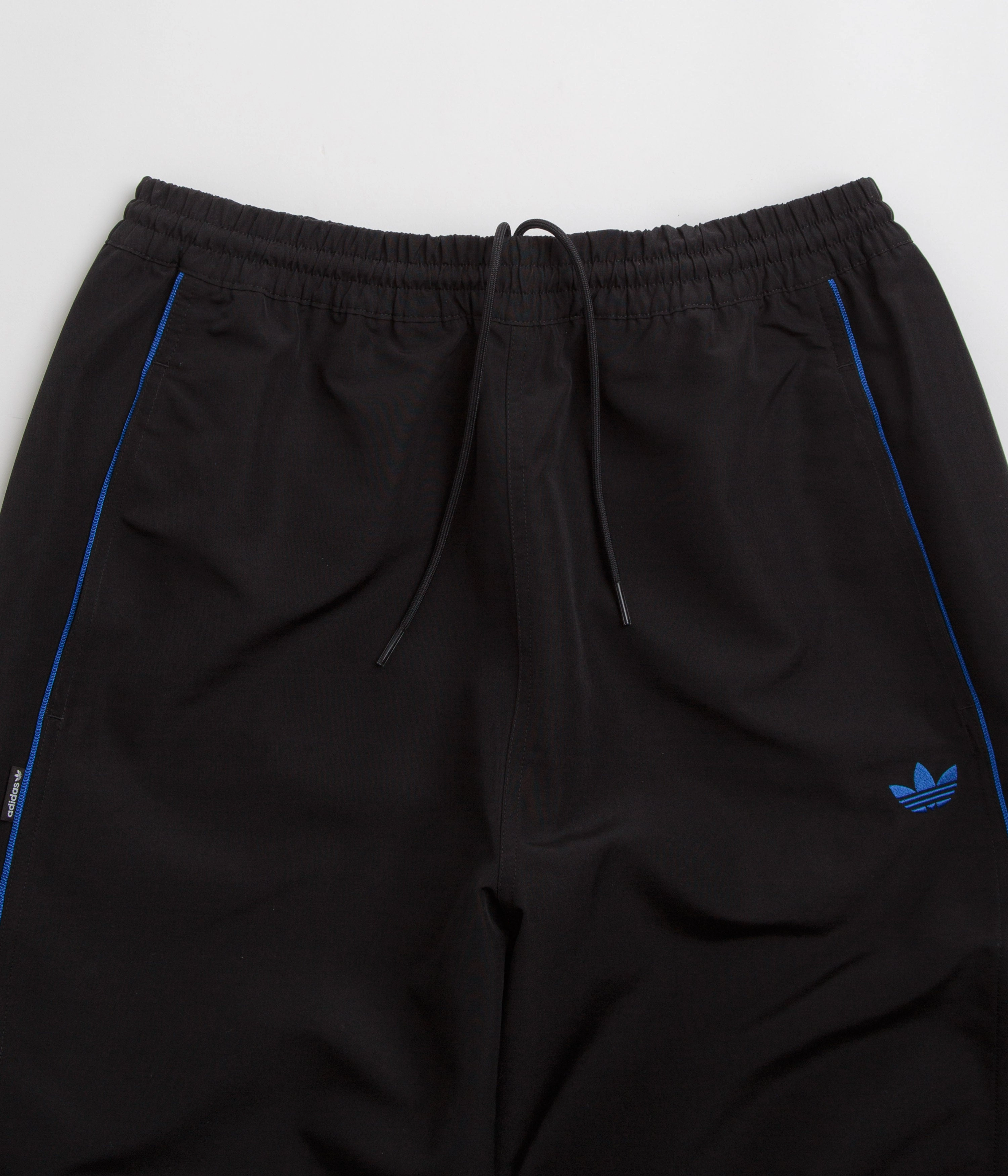 Flexible Seam Adidas Gazelle Premiere Track Pants - Black / White / Team Royal Blue