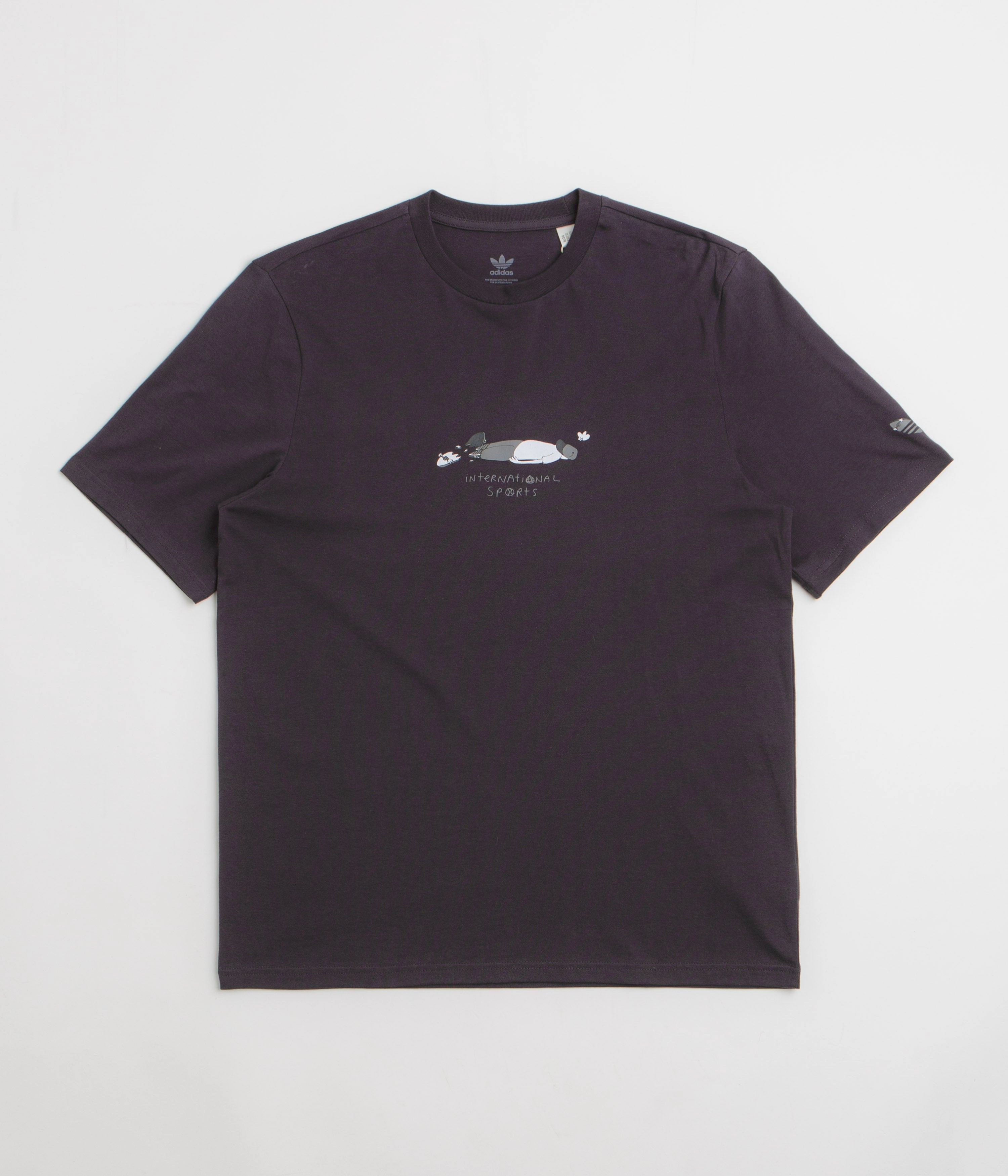 Timeless Layer Party fun Adidas Henry Jones Defeat T-Shirt - Aurora Black