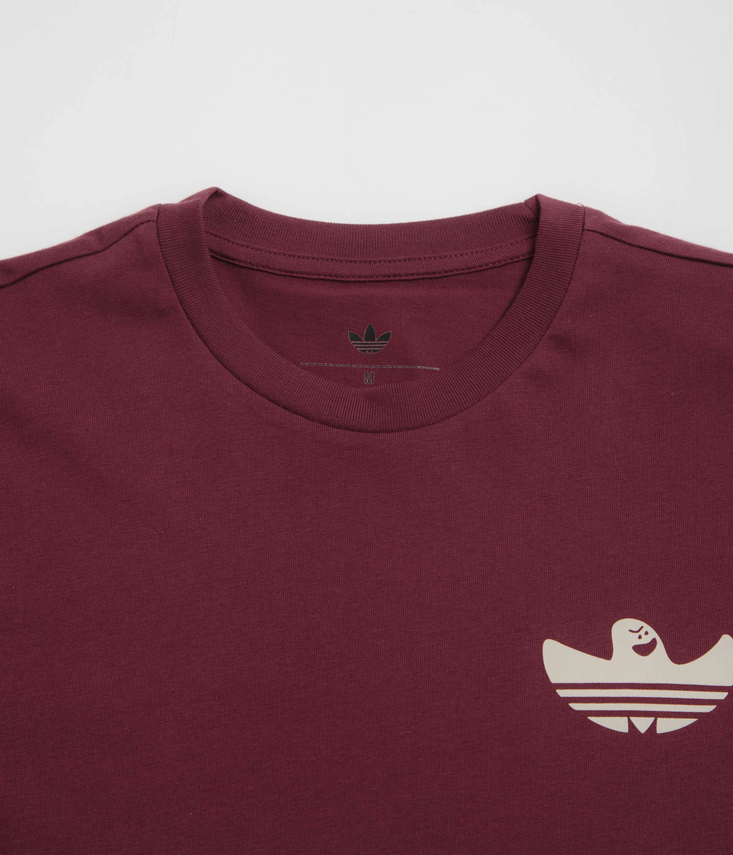 Adidas Shmoofoil Gonz Speedy T-Shirt - Shadow Red / Alumina Weekend Comfort Wear winter warmth