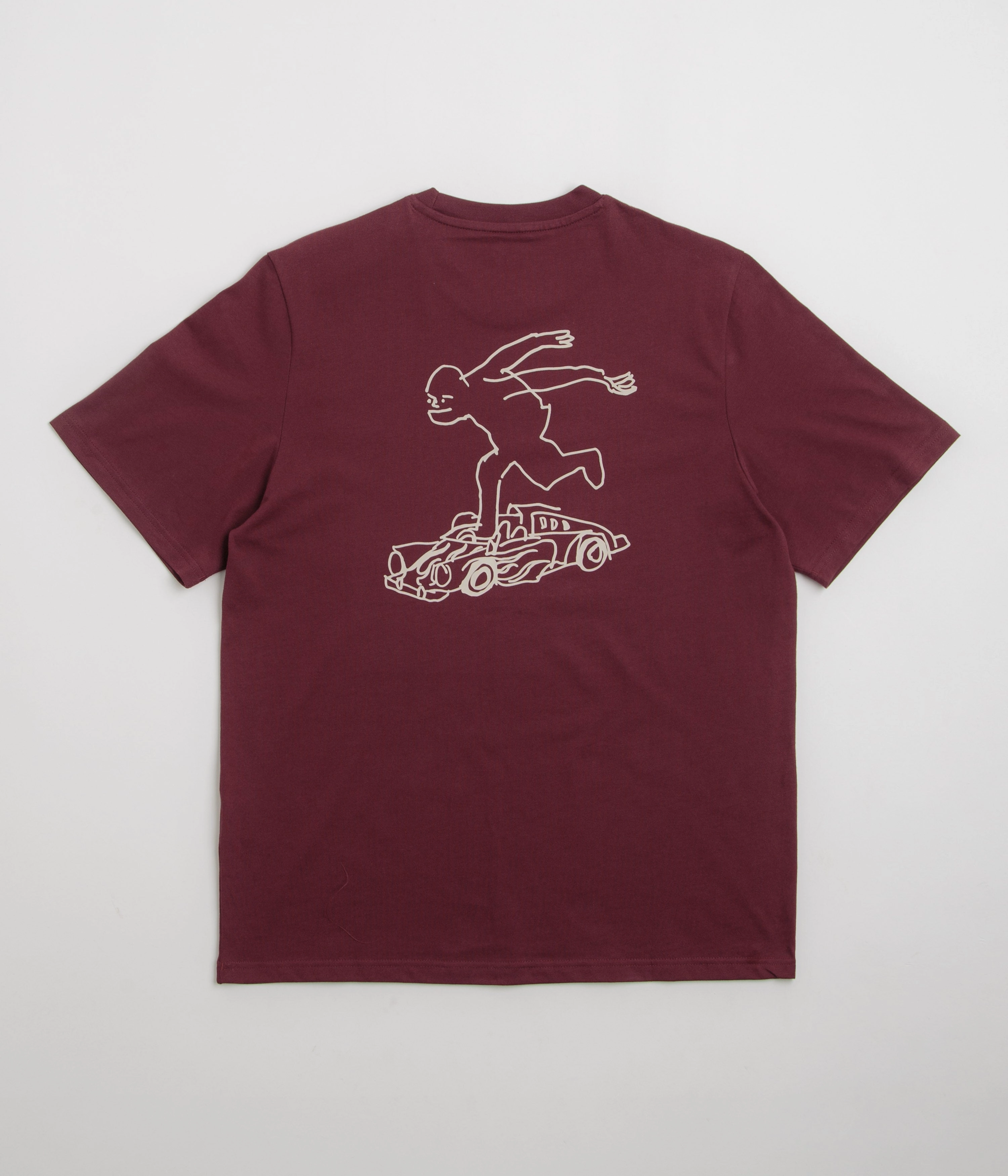 Breathable mesh panel Adidas Shmoofoil Gonz Speedy T-Shirt - Shadow Red / Alumina