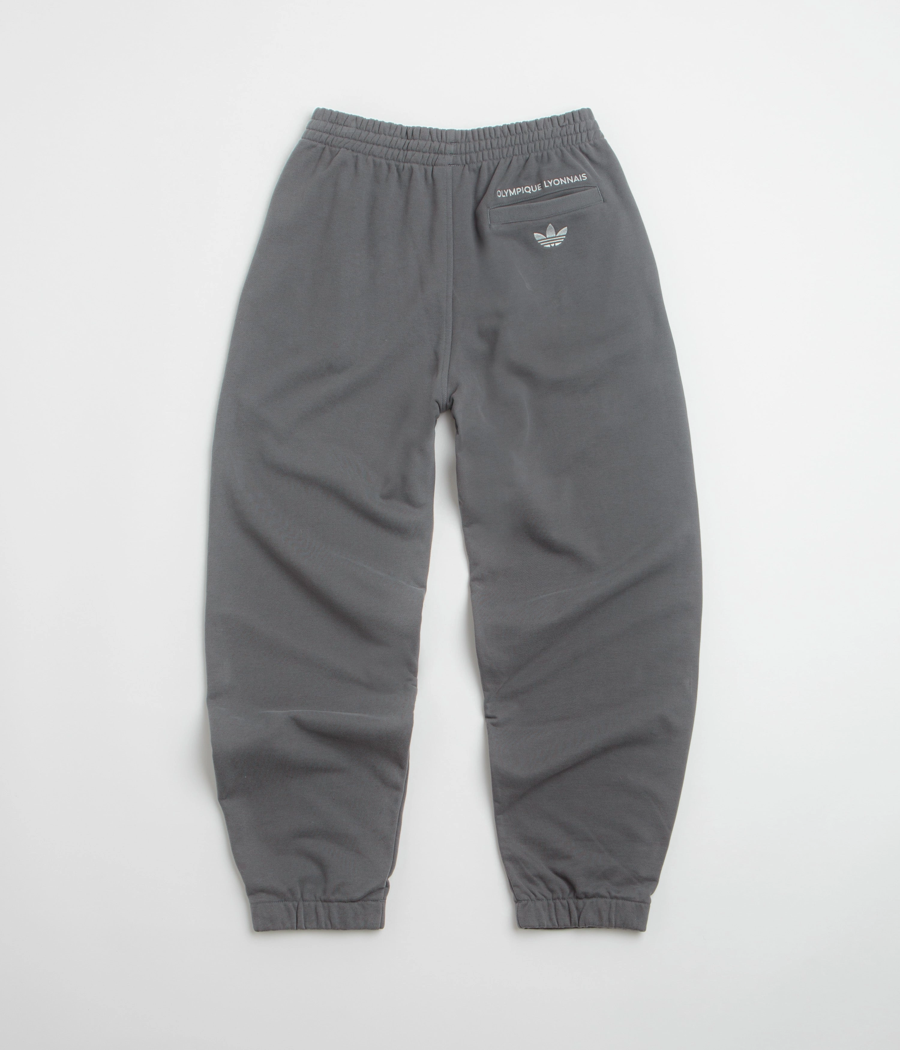Adidas x Wall Street x Olympique Lyonnais Sweatpants - Grey Five Trendy Style Stylish Wear