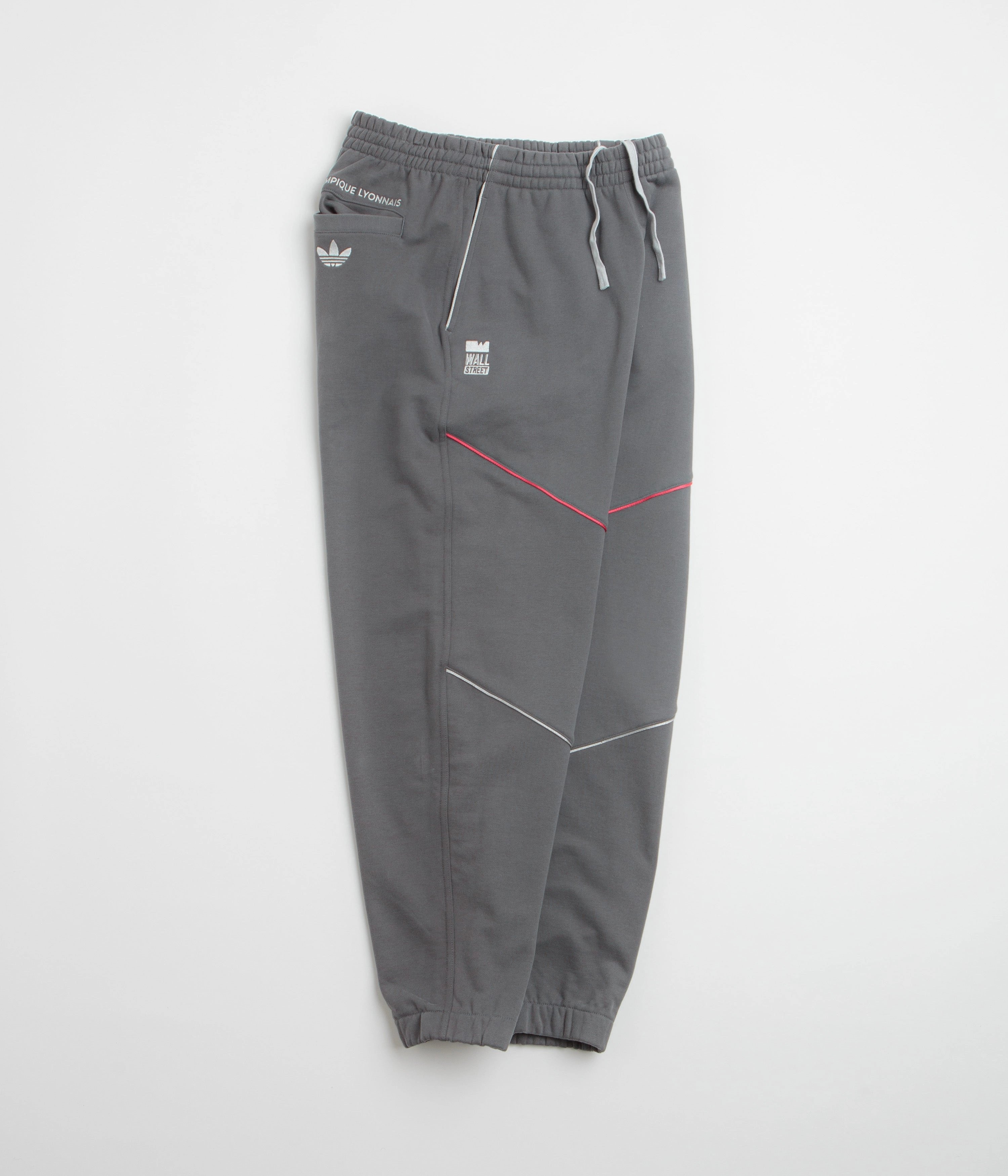 Lightweight Flex Adidas x Wall Street x Olympique Lyonnais Sweatpants - Grey Five