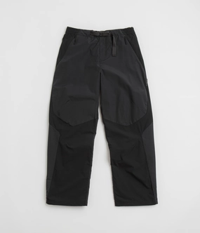 No Frills Fit Purple Mountain Observatory Blocked Terrain Pants - Black