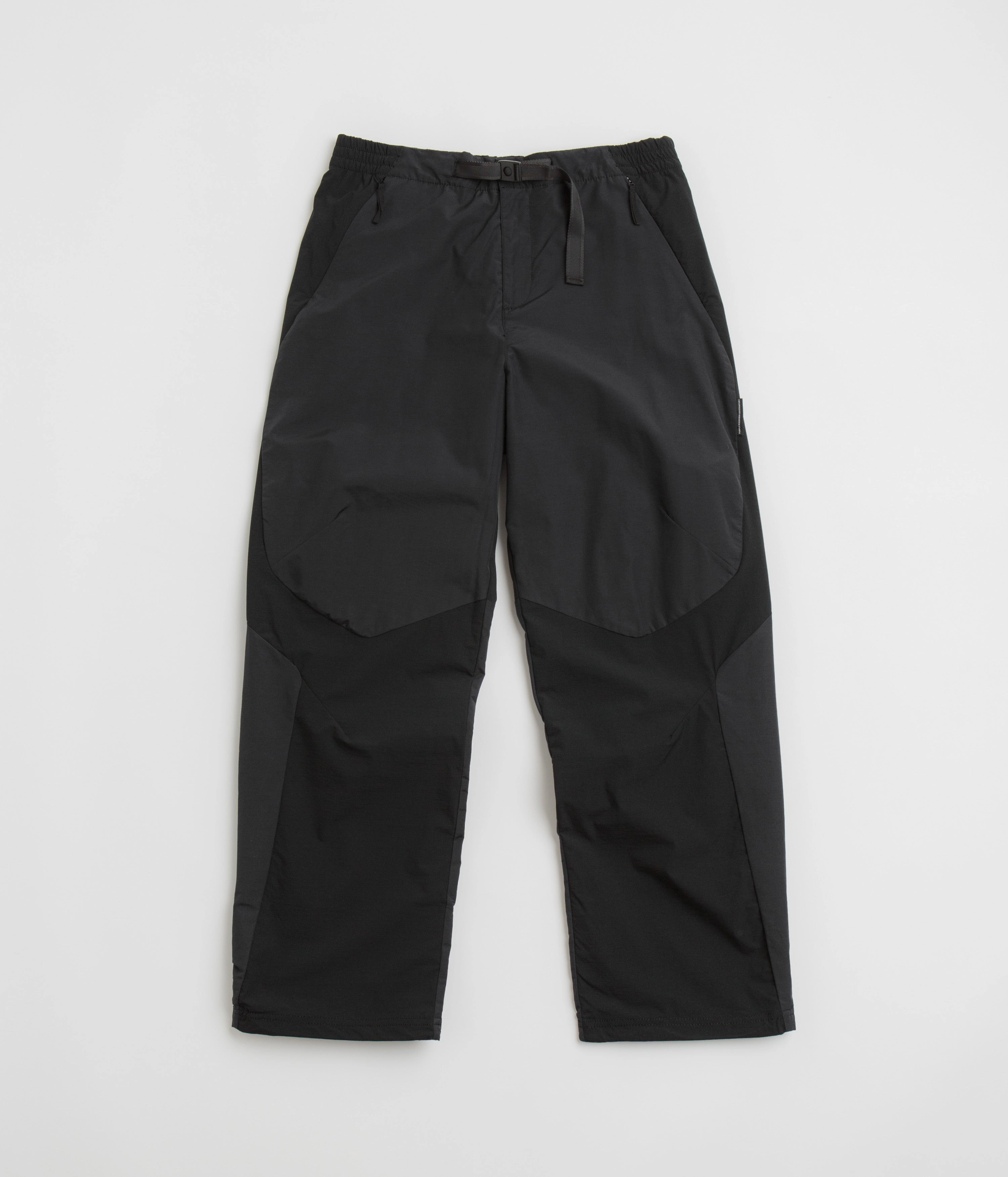 No Frills Fit Purple Mountain Observatory Blocked Terrain Pants - Black