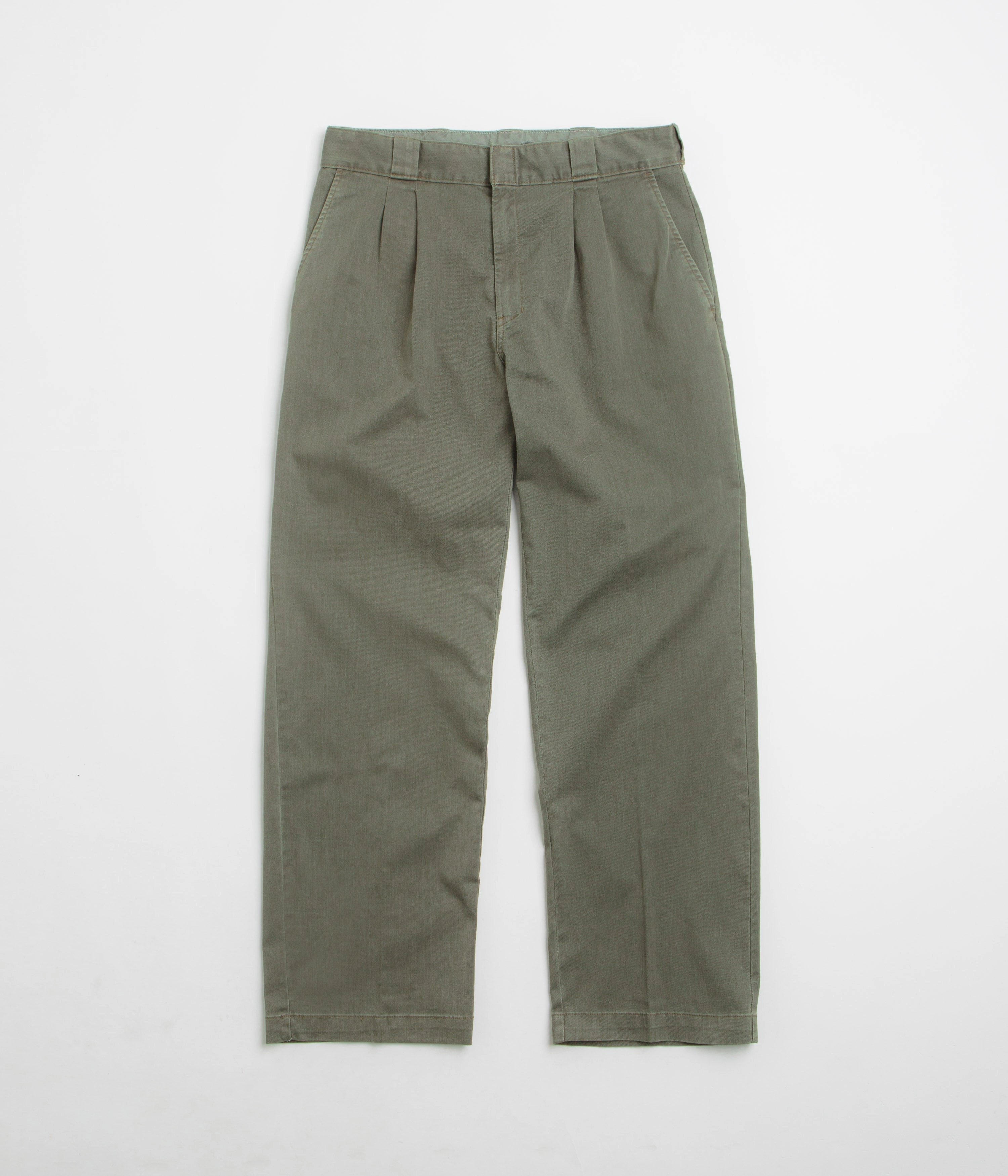 Dickies Unionville Pleated Work Pants - Military Green Easy Layer QuickReleaseClosures