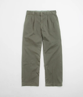 Dickies Unionville Pleated Work Pants - Military Green Easy Layer QuickReleaseClosures
