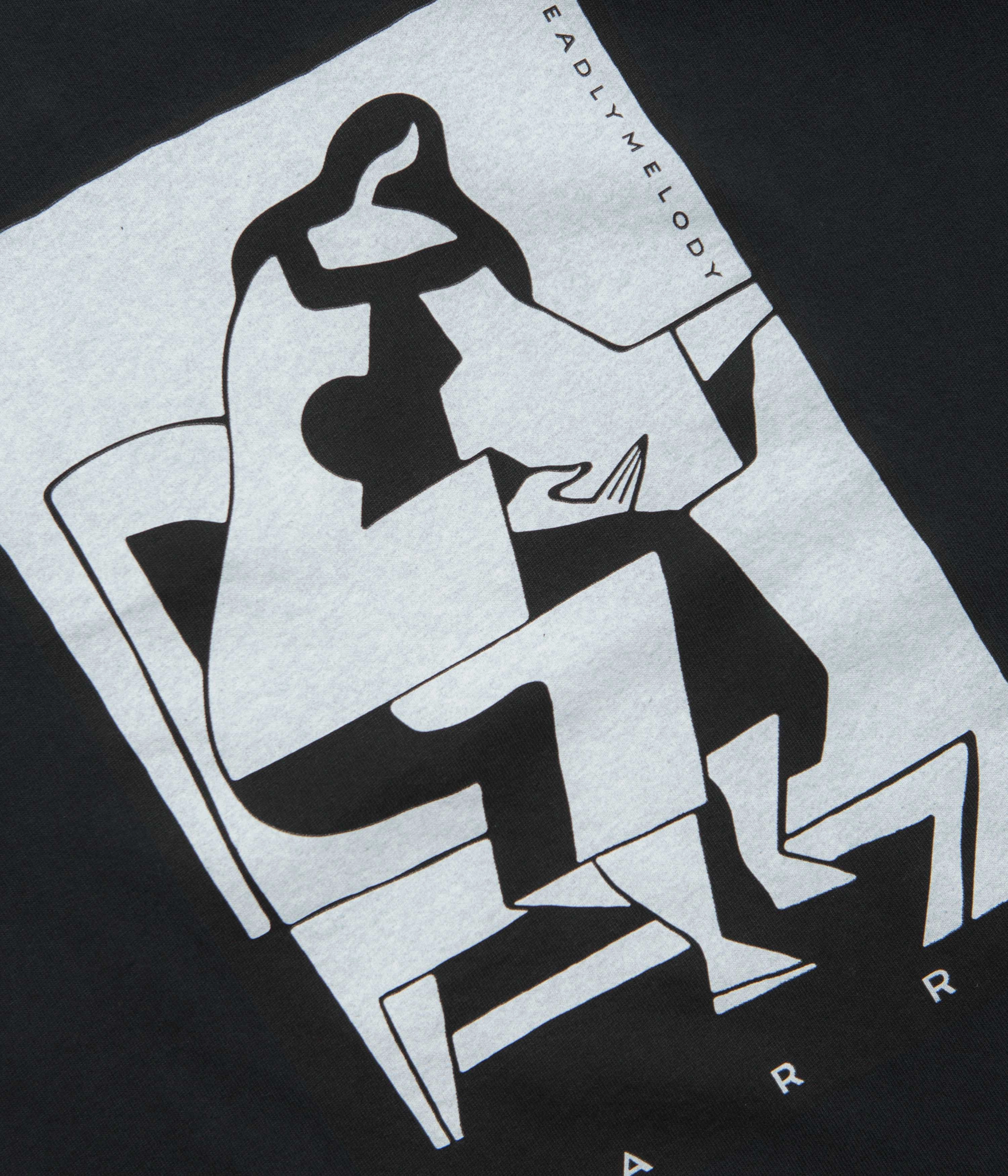 by Parra The Confession T-Shirt - Washed Black Chilly Day Wear Outdoor Gear