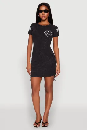 Mineral Wash Good Things Are Coming T Shirt Dress Effortless Look