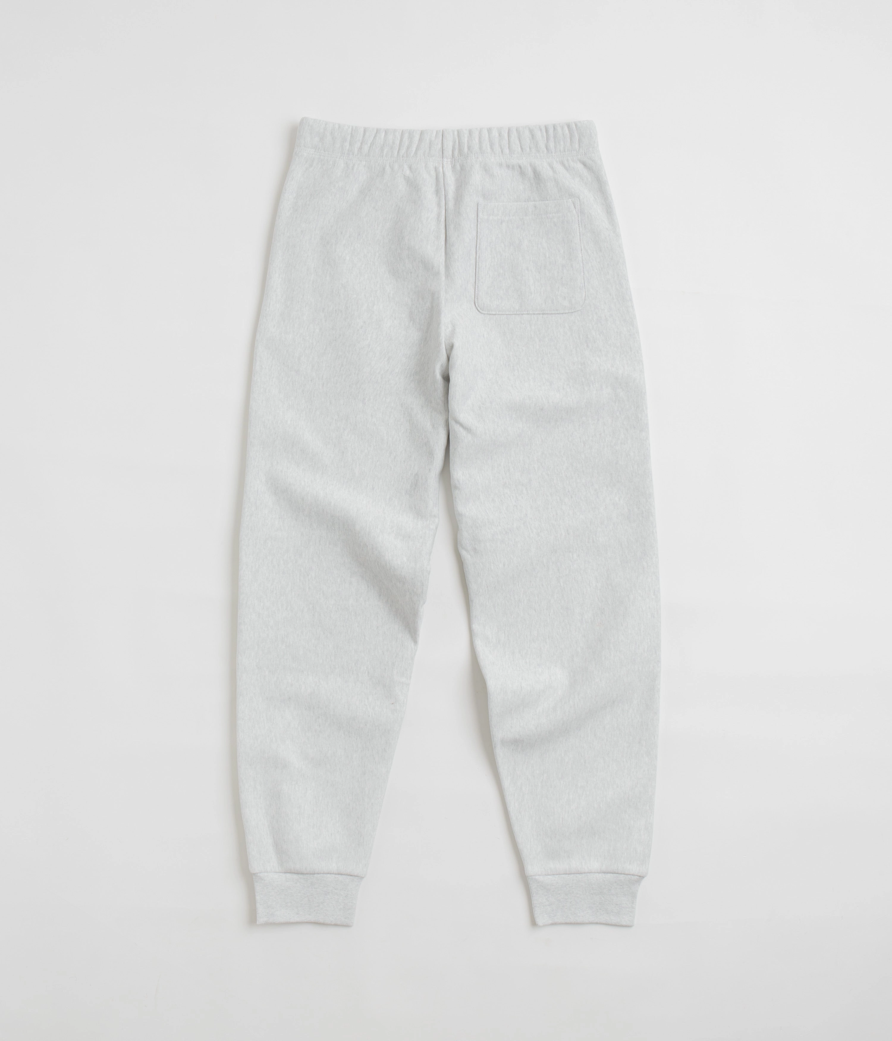 RecycledPolyester SturdyBeltLoops Carhartt American Script Sweatpants - Ash Heather