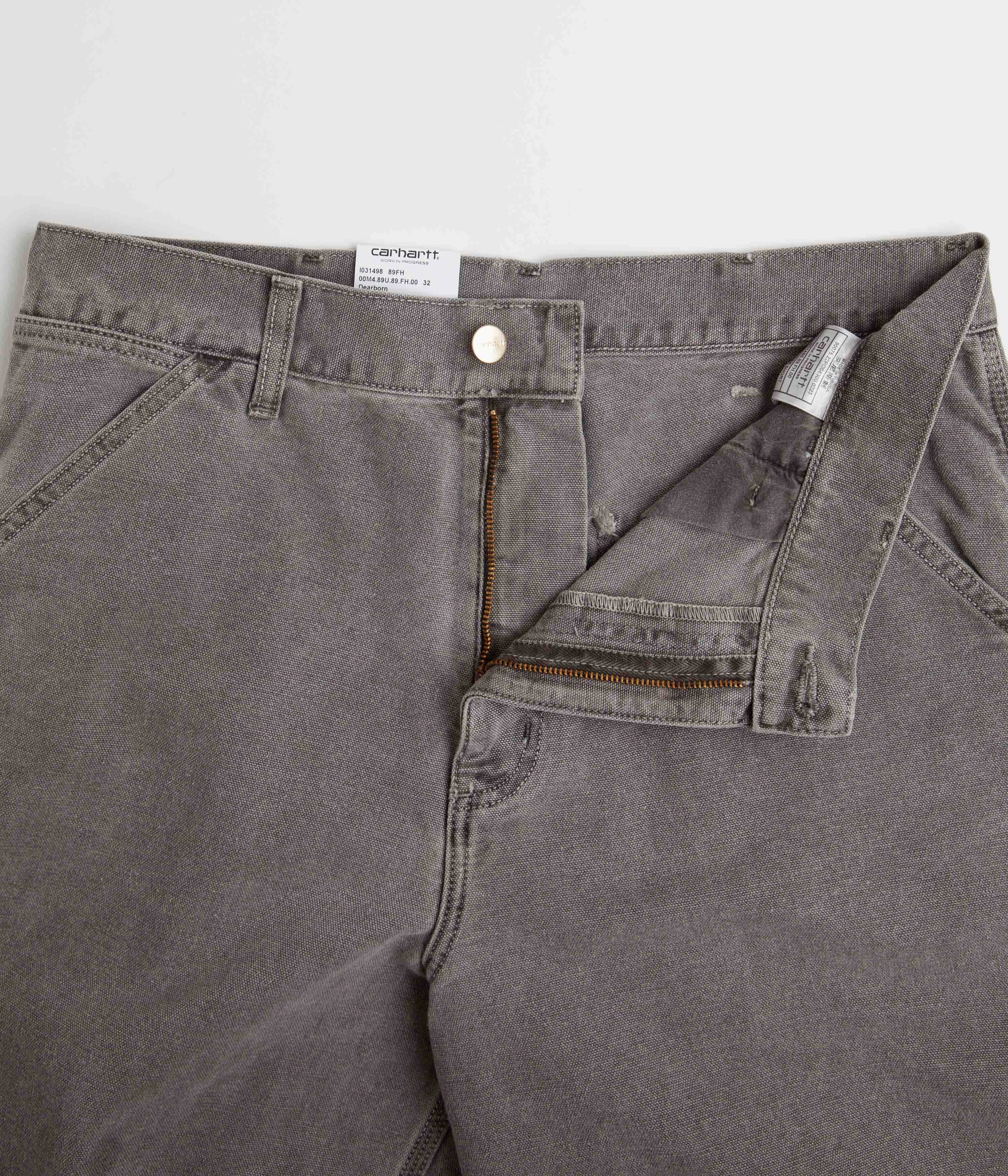 Easy Care Material Carhartt Single Knee Shorts - Faded Black