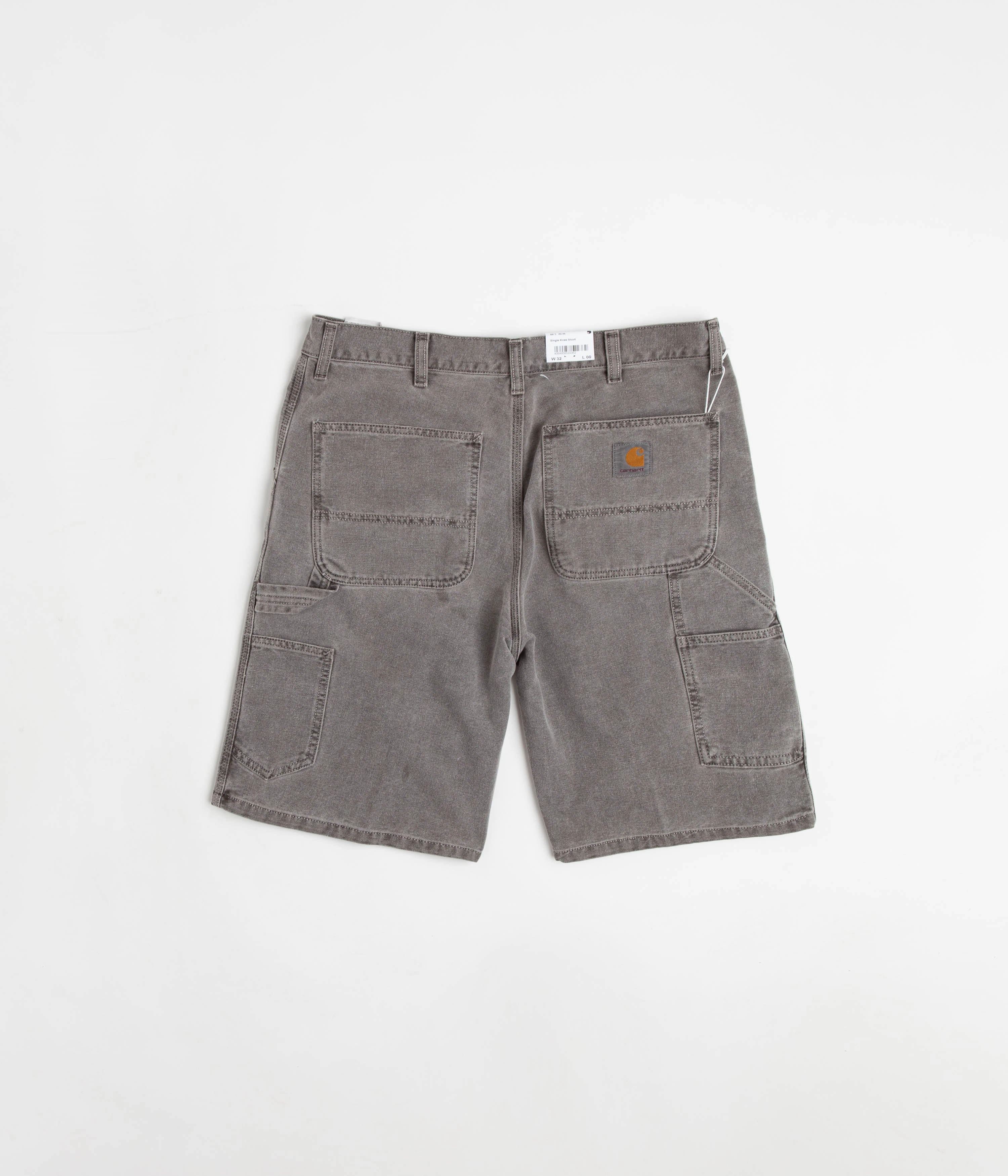 Modern Fit Carhartt Single Knee Shorts - Faded Black