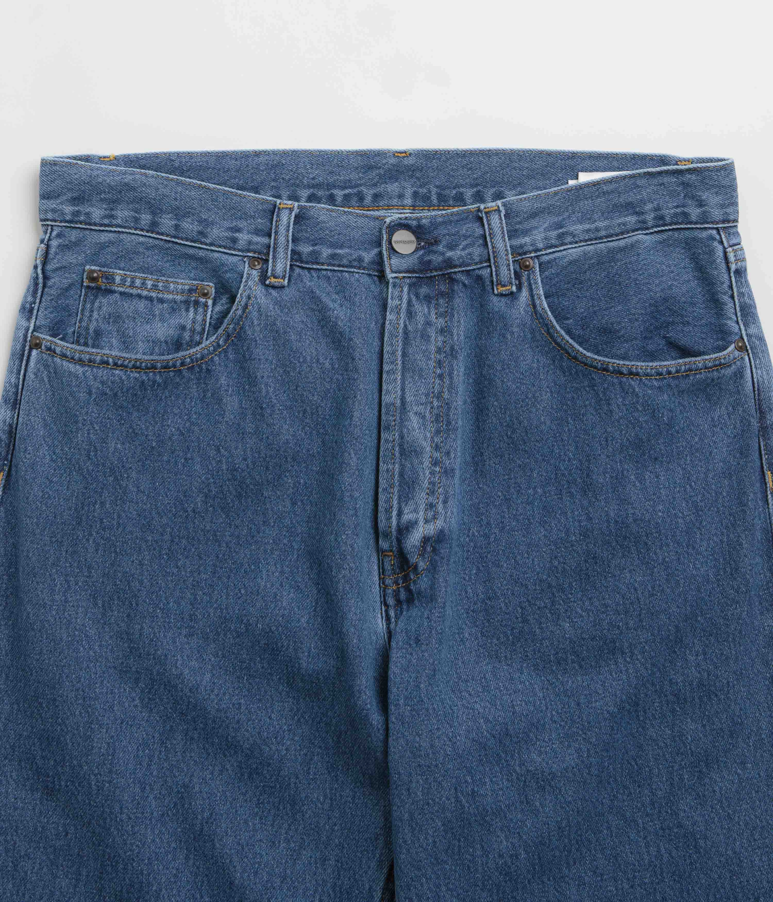 Chic Vibe Clean Fit Carhartt Nolan Pants - Blue Heavy Stone Wash