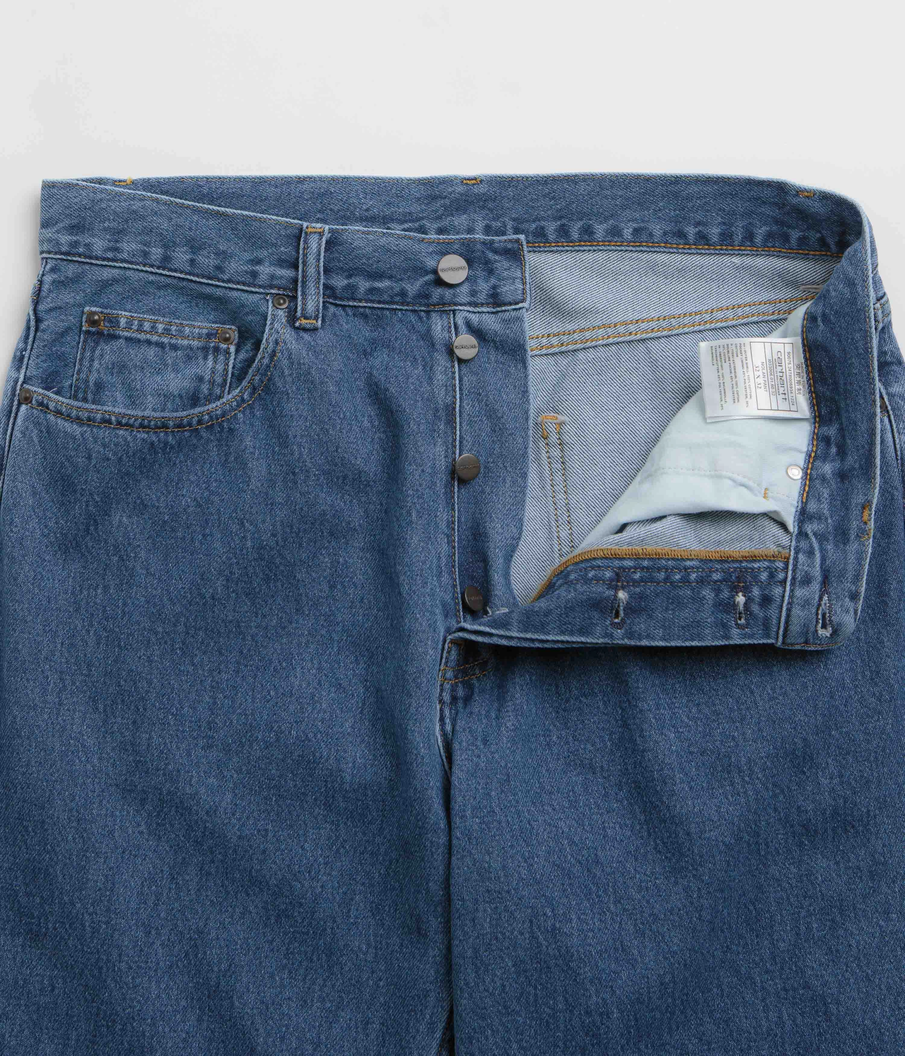 hypoallergenic material Carhartt Nolan Pants - Blue Heavy Stone Wash