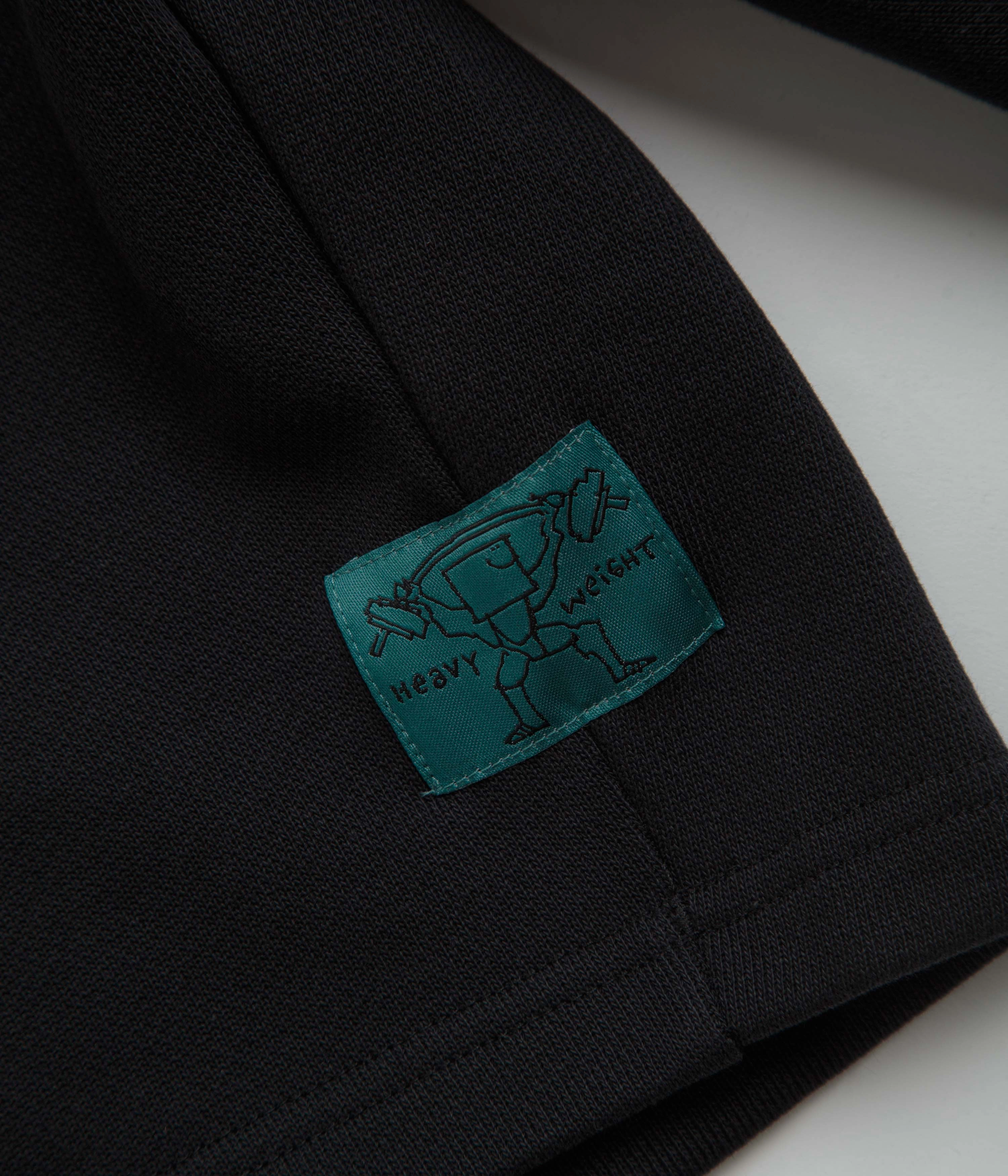 Adidas Shmoofoil Heavyweight Shorts - Black / Preloved Teal Chill Fit WideLegOpening