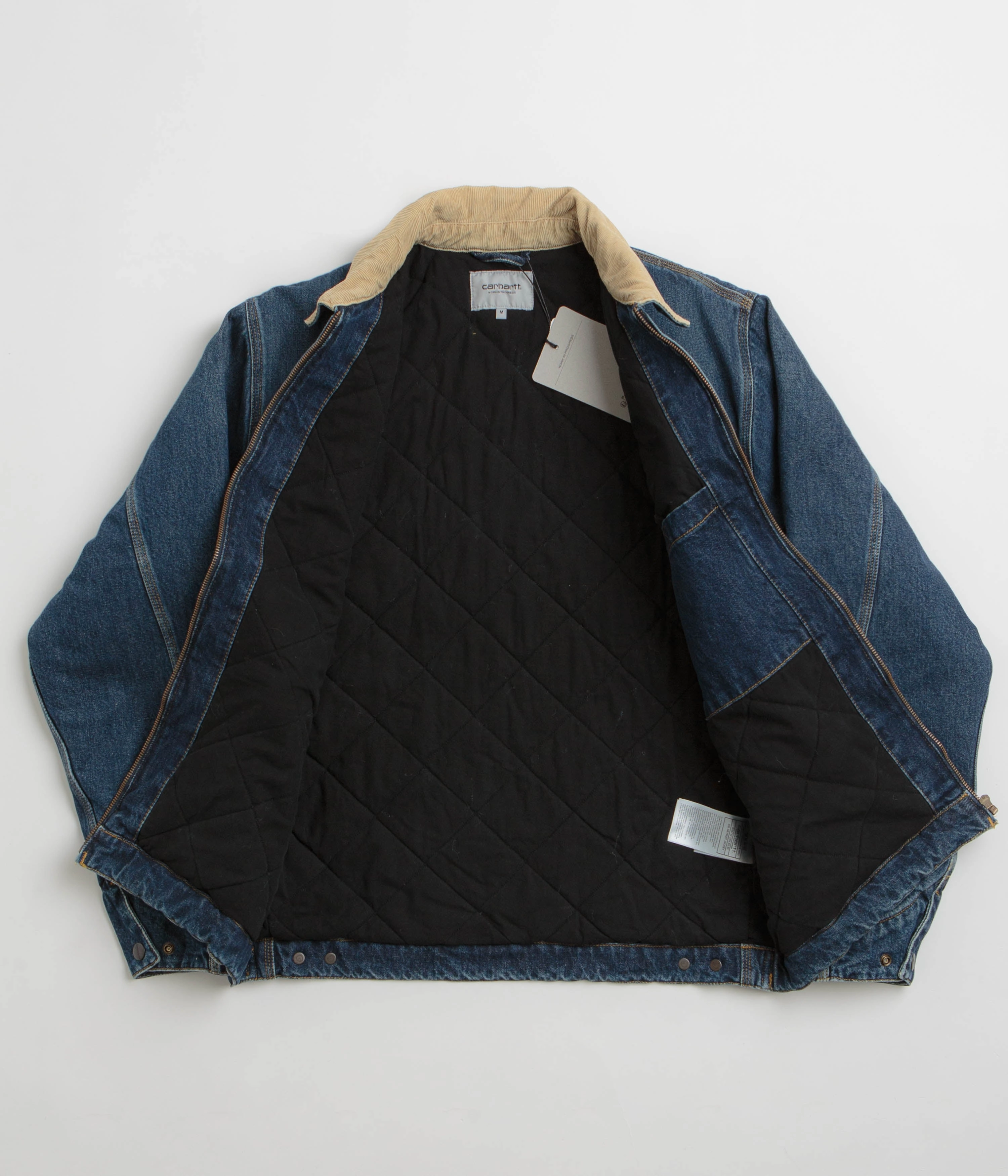Versatile Design Carhartt OG Detroit Jacket - Blue / Dusty Hamilton Brown