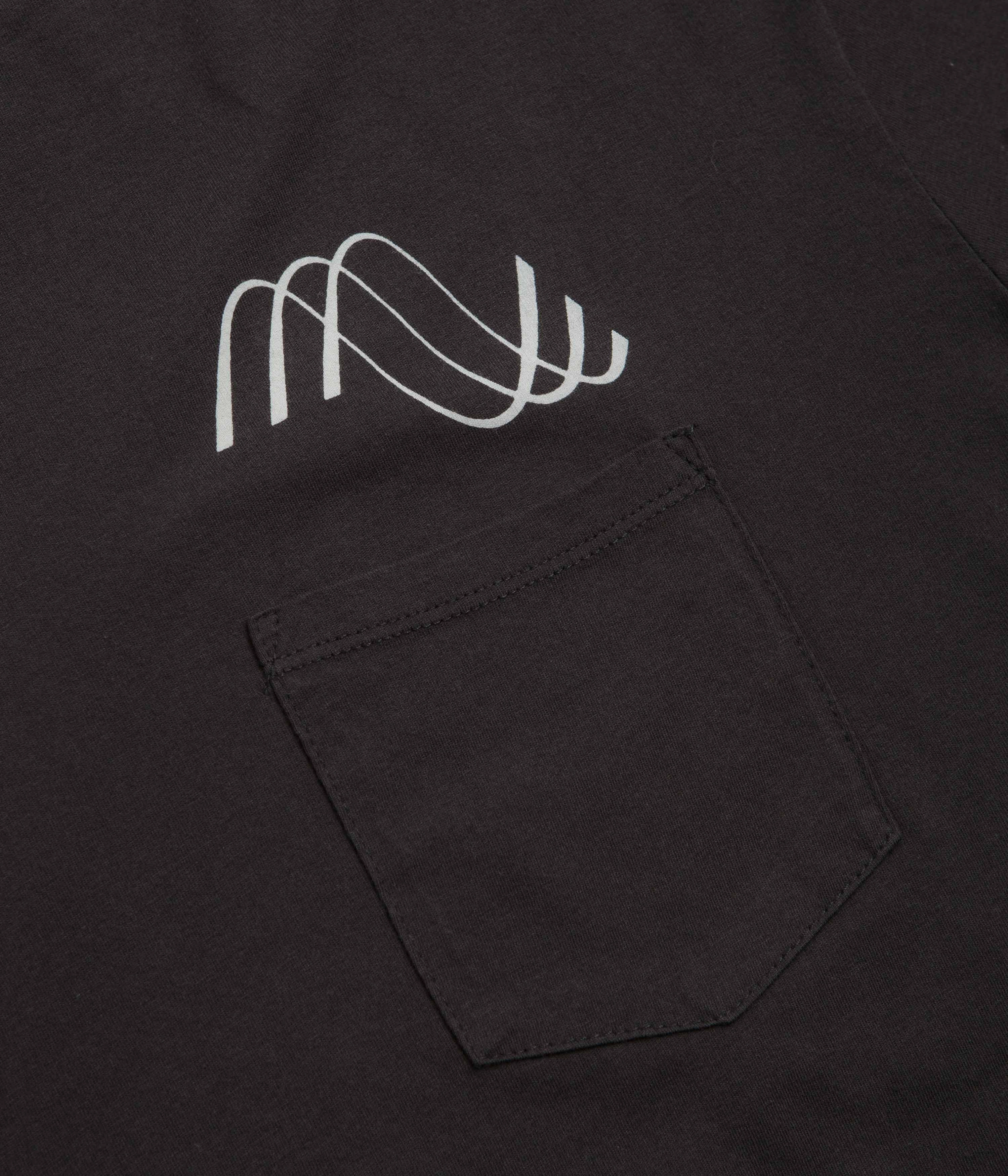 Durable Color Retention Mollusk Vibrations T-Shirt - Black
