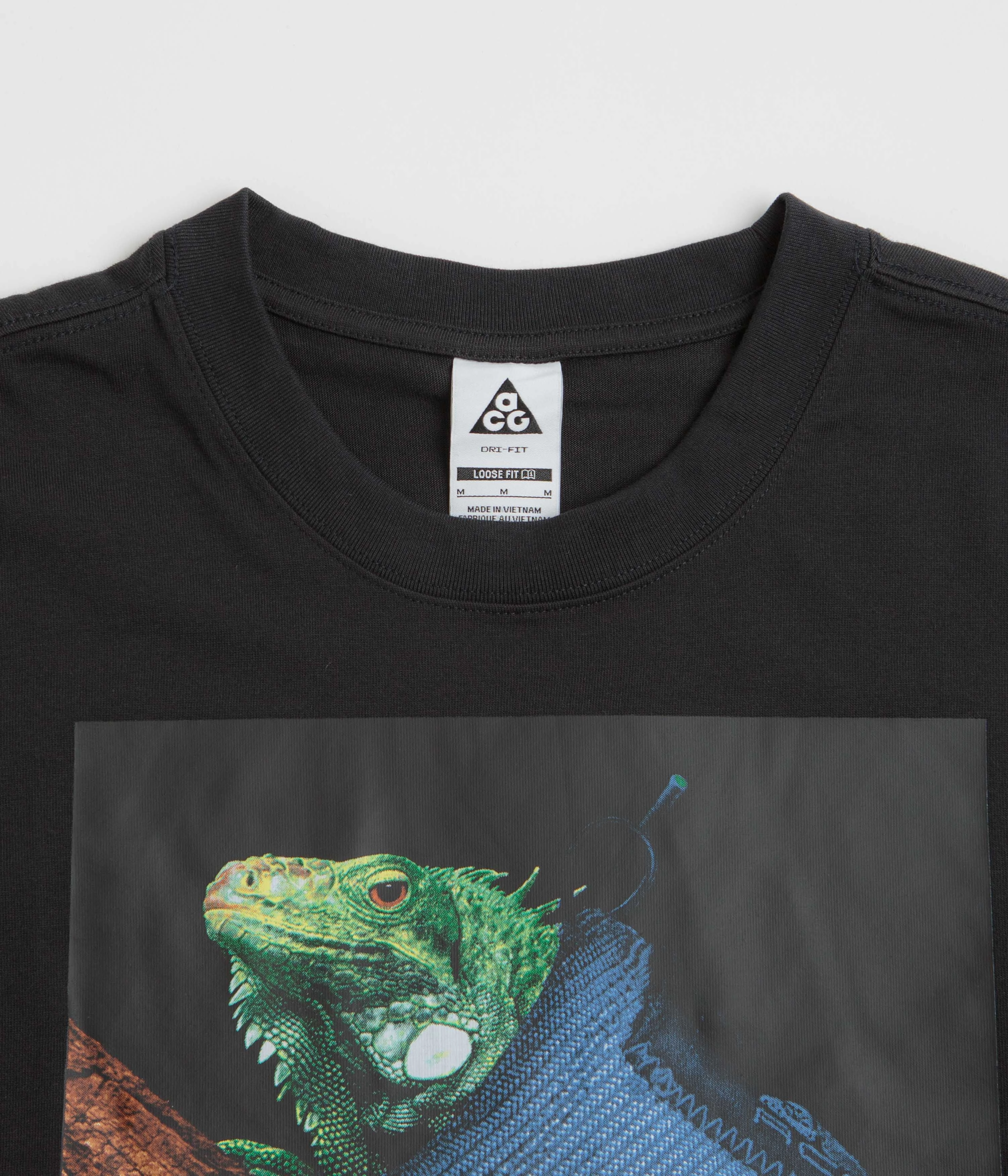 Slim fit clothing Nike ACG Iguana Vest T-Shirt - Black
