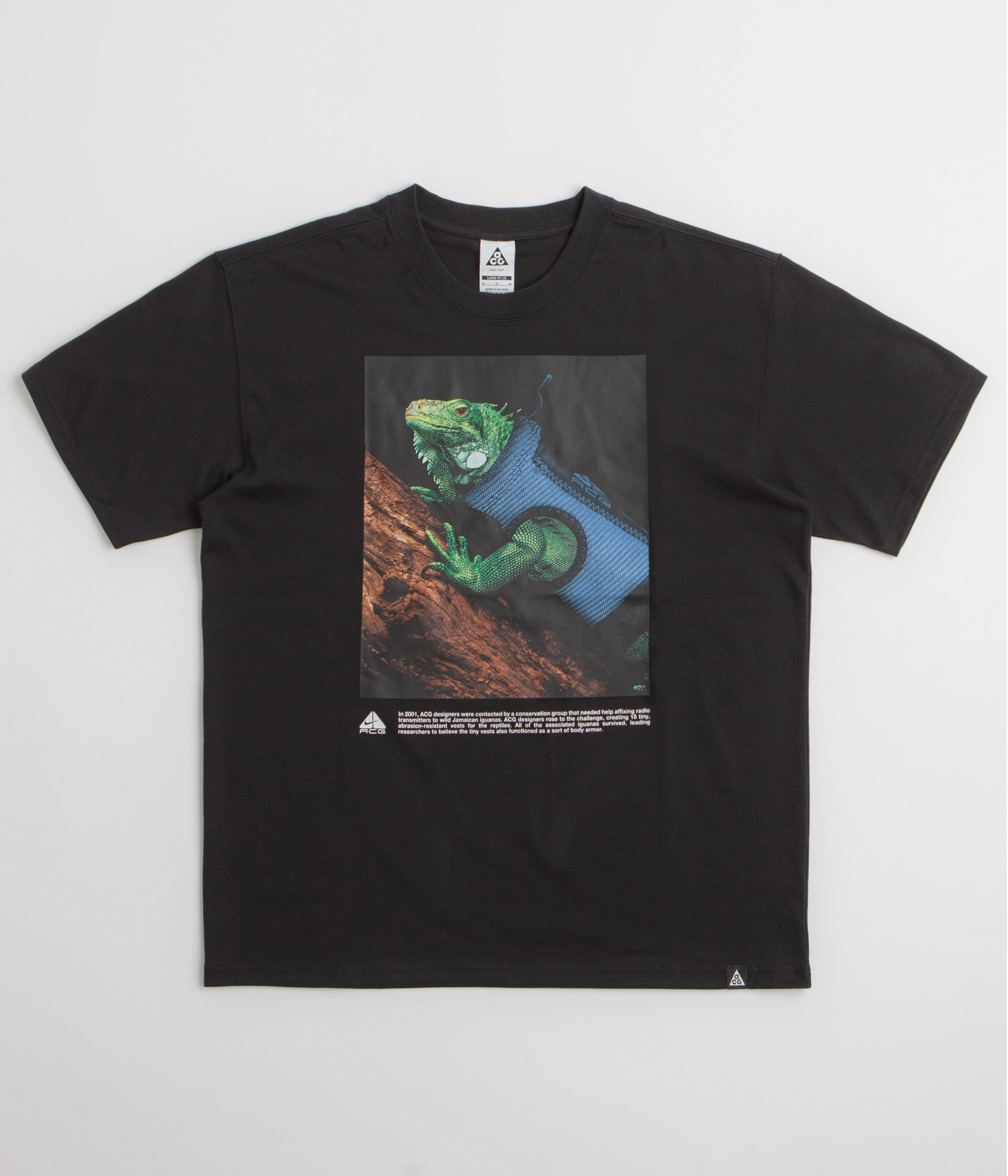 V neck style Nike ACG Iguana Vest T-Shirt - Black