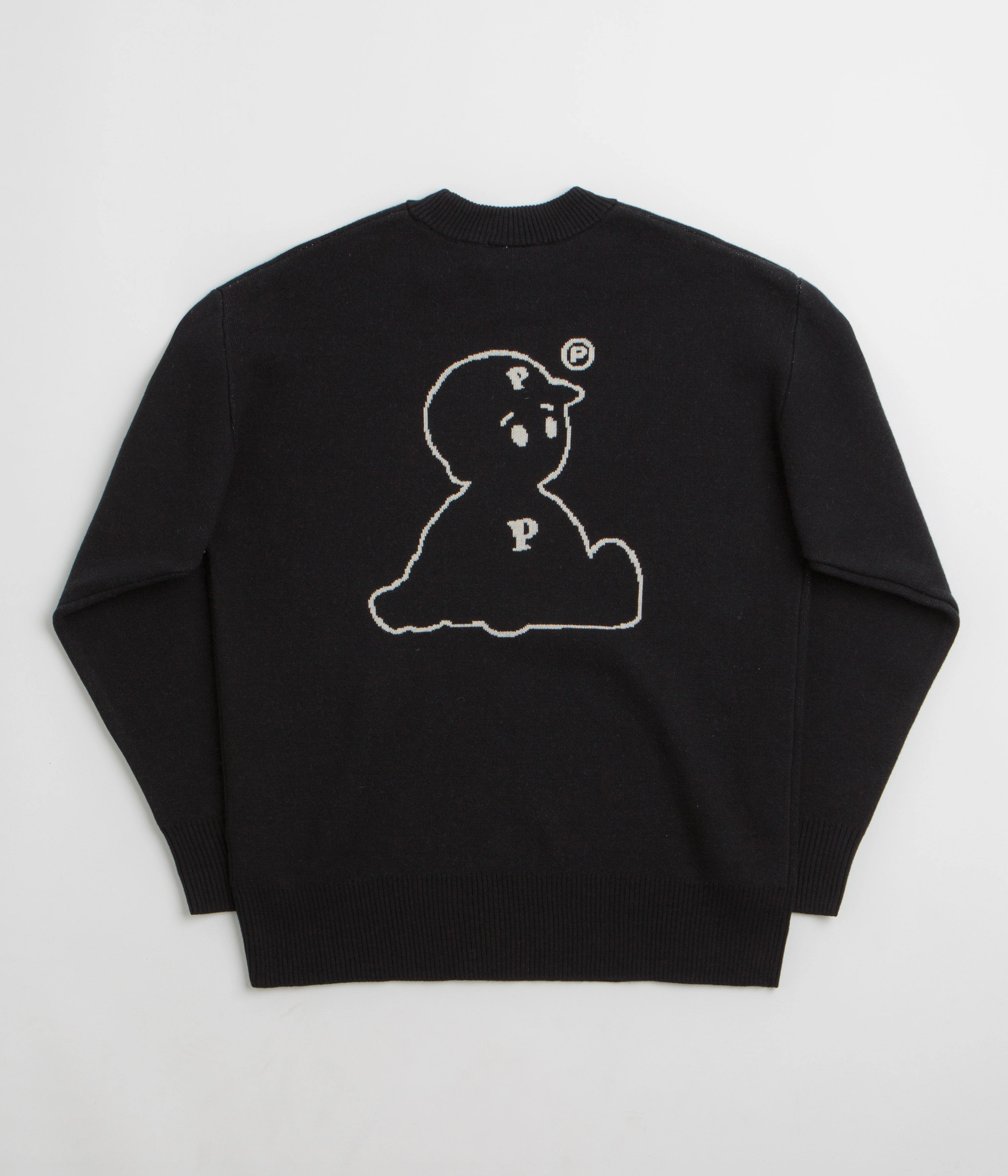Pawa Speed Sports OG Boy Knit Sweatshirt - Black Trendy Look
