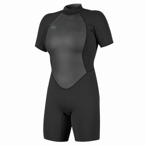 Mesh Lined Padding Women's Reactor 2 Short Sleeve 2mm Back Zip Spring