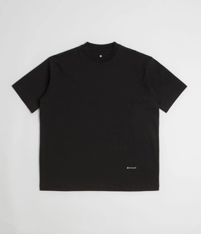 Classic Comfort Snow Peak Organic Cotton Mercerized T-Shirt - Black