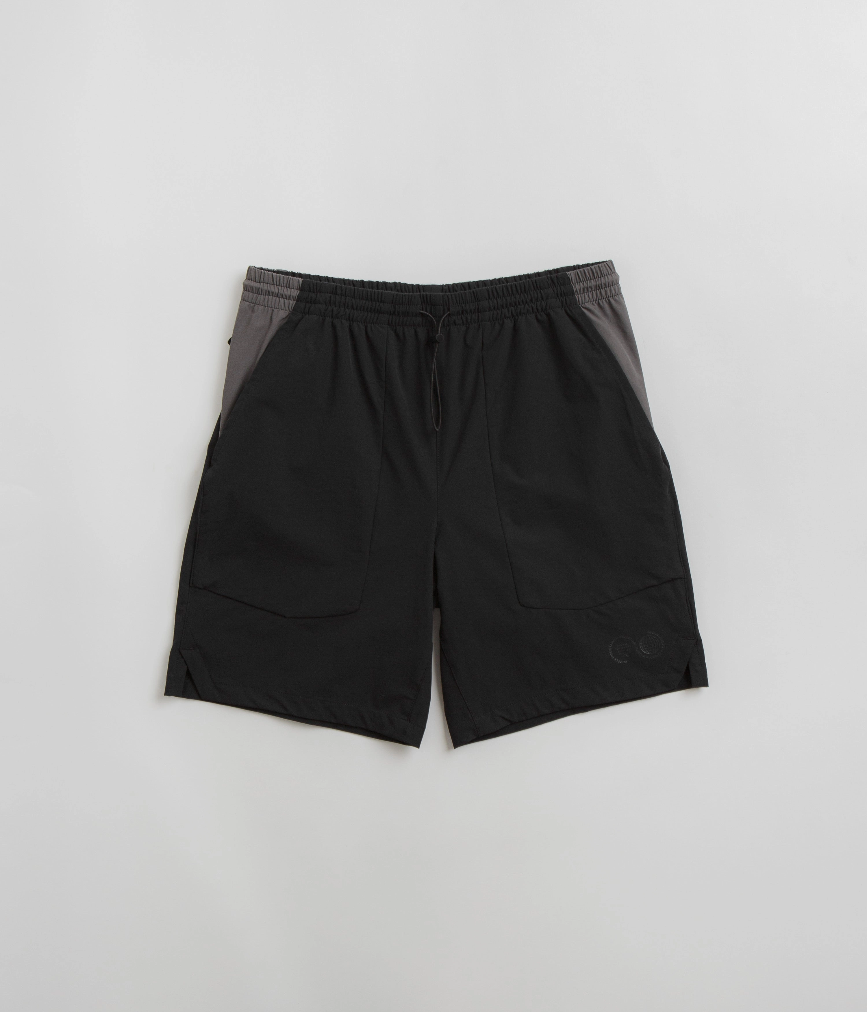 entertainment industry Moisture Wicking Fabric Purple Mountain Observatory Blocked Climbing Shorts - Black