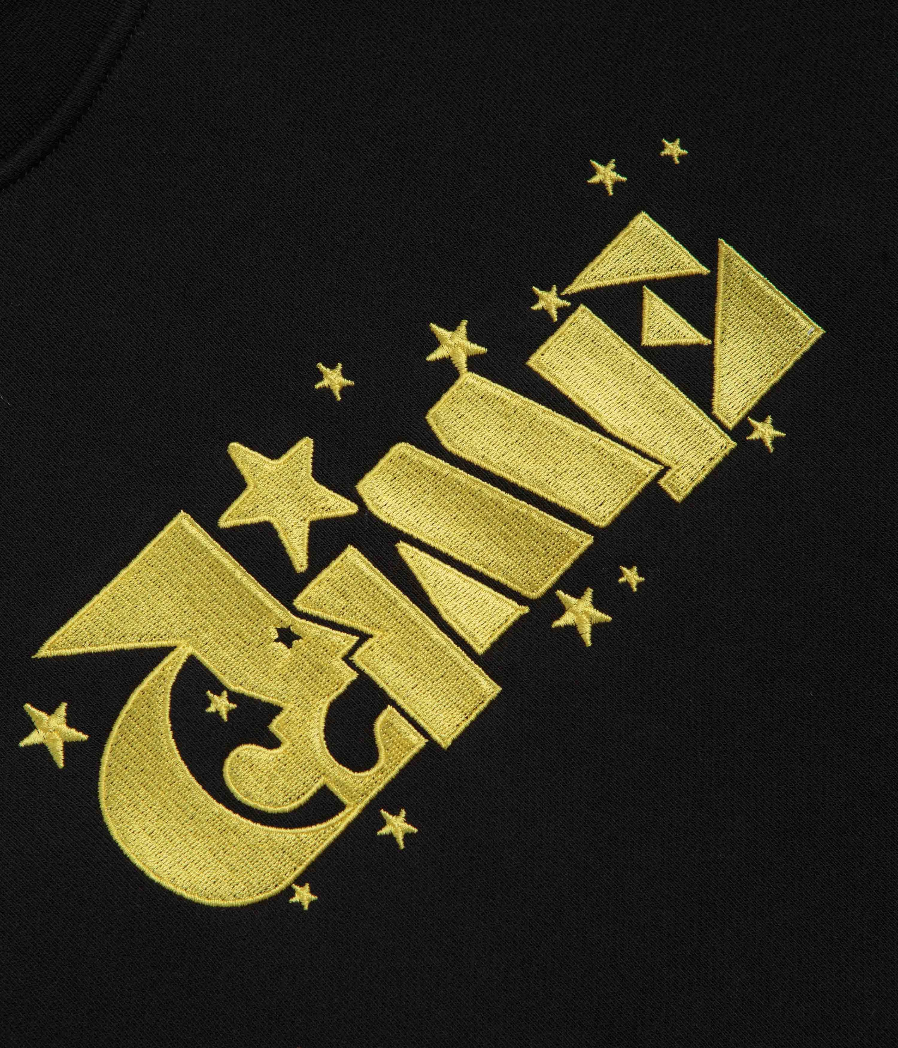 Seasonal Layering Dime Magic Crewneck Sweatshirt - Black